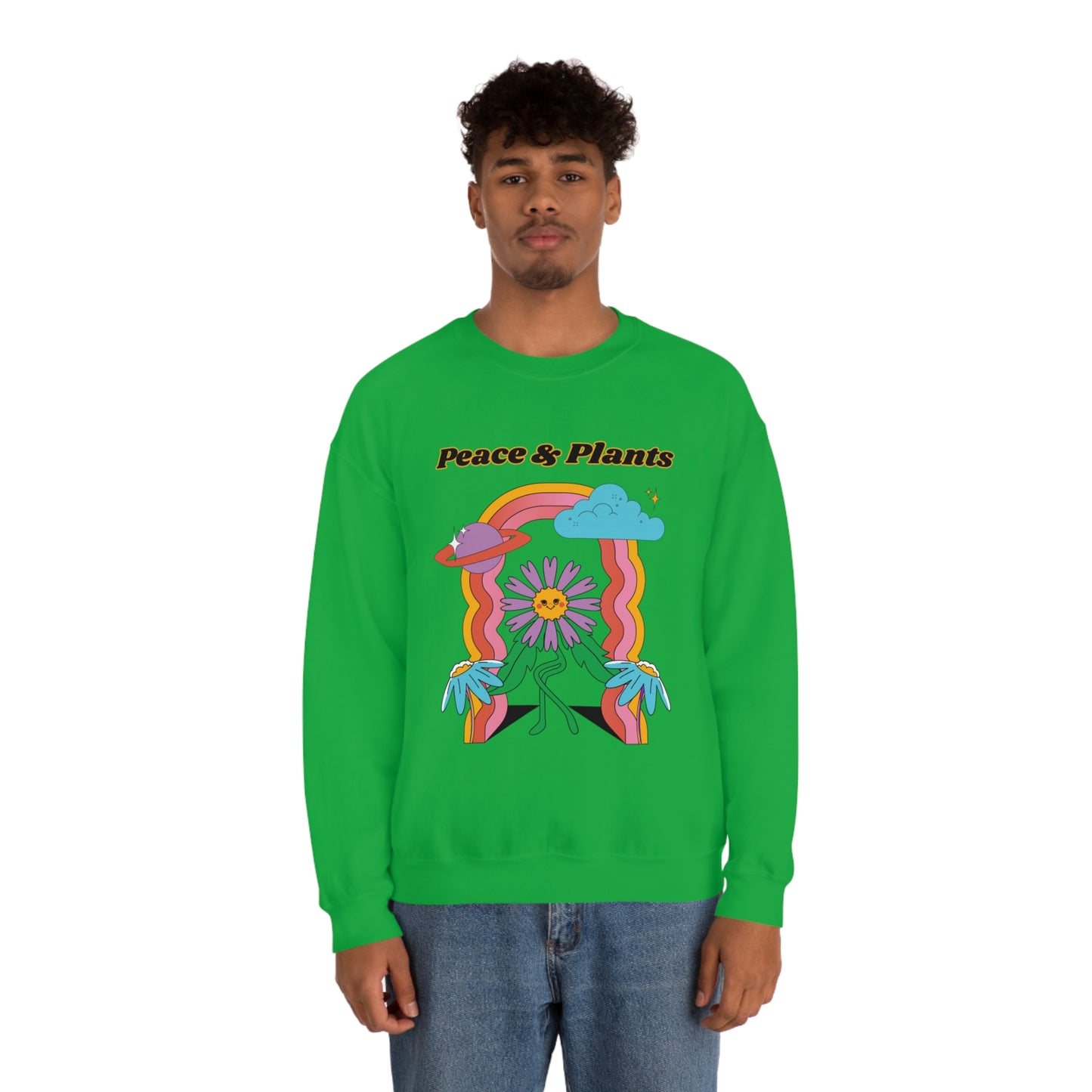 Peace & Plants Unisex Crewneck