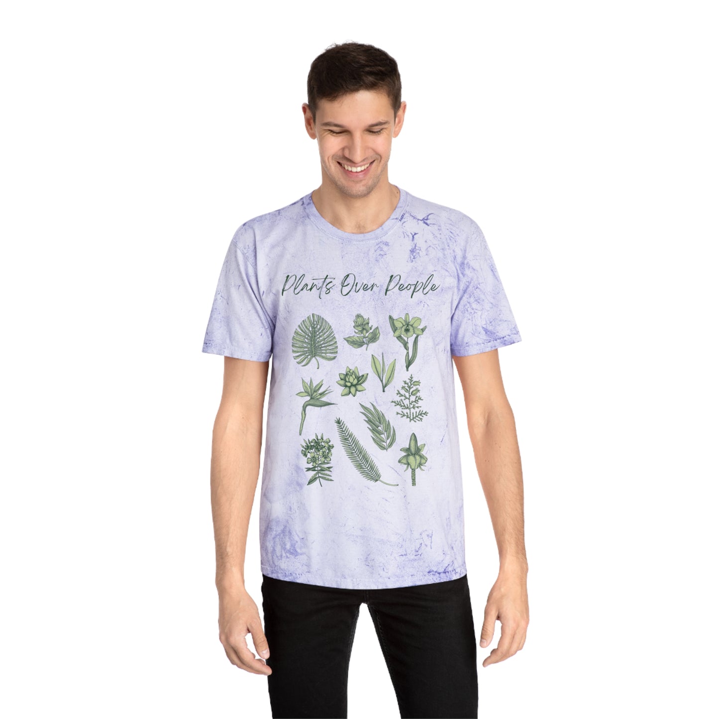 Plants Over People Unisex Color Blast T-Shirt