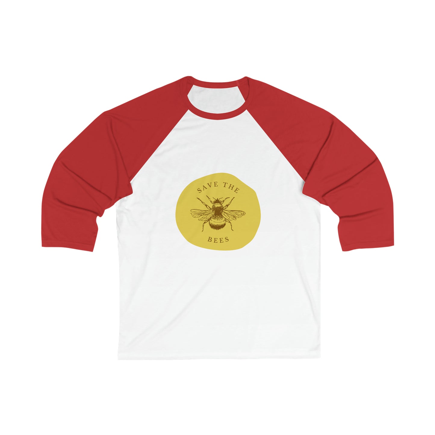 Save The Bees Unisex Baseball Tee
