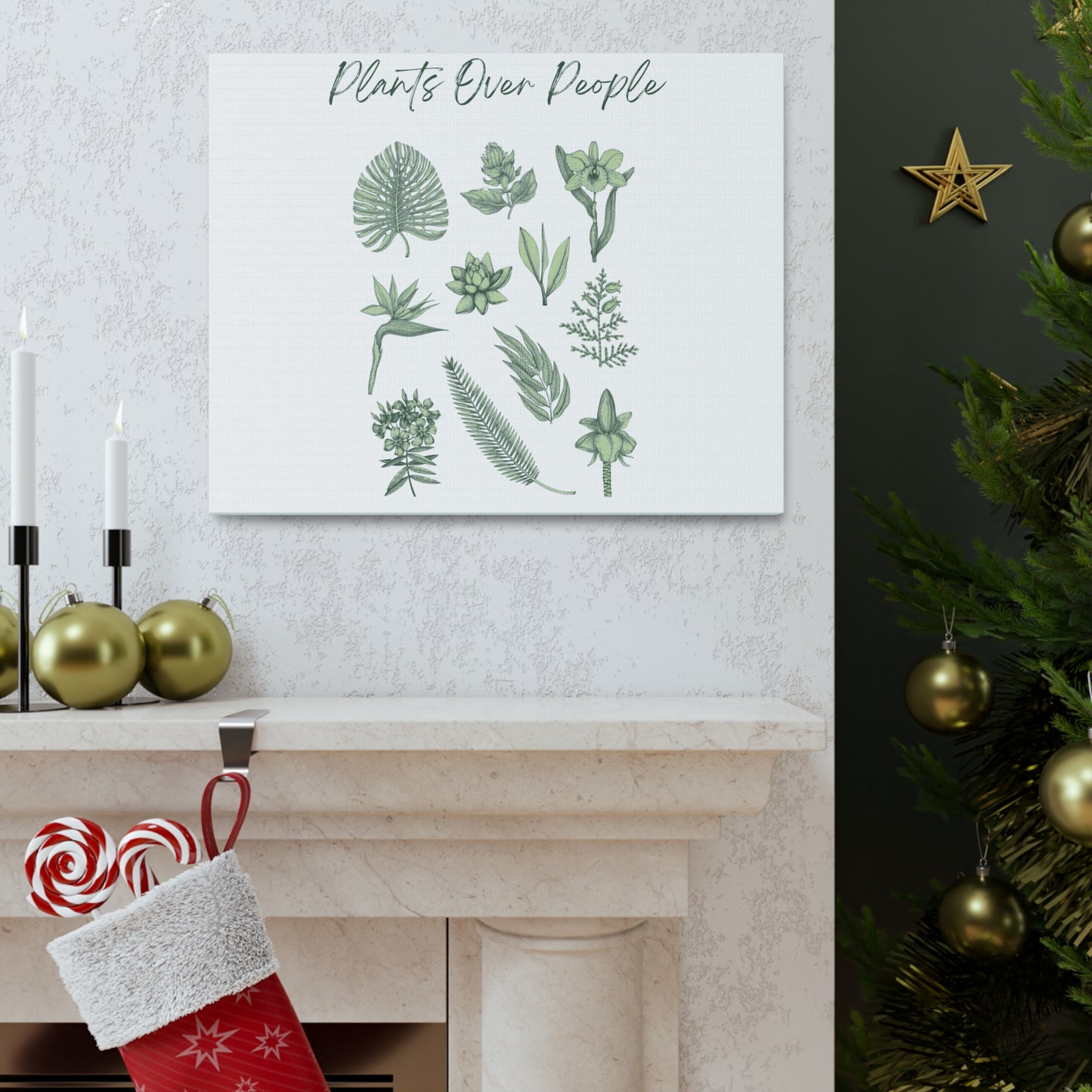 Plants Over People Canvas Gallery Wraps