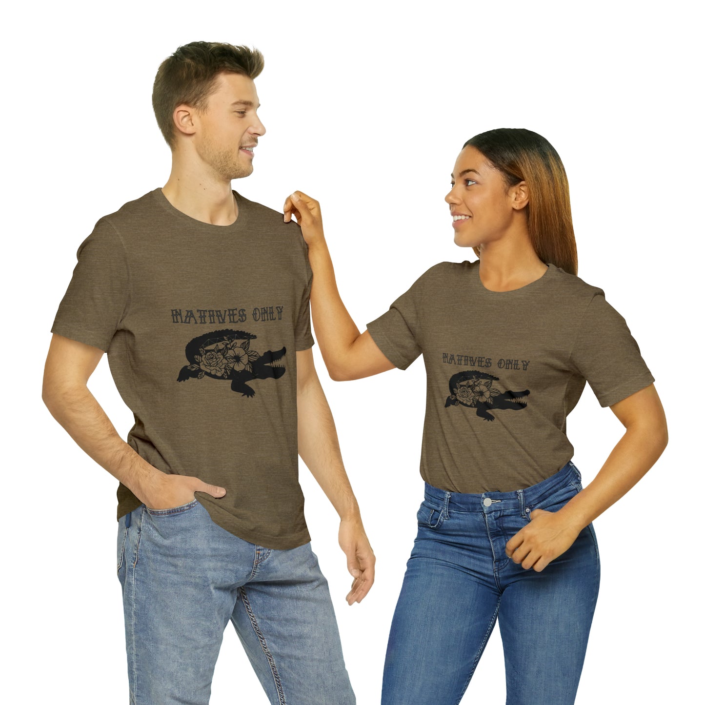 Natives Only Alligator Unisex Jersey Tee