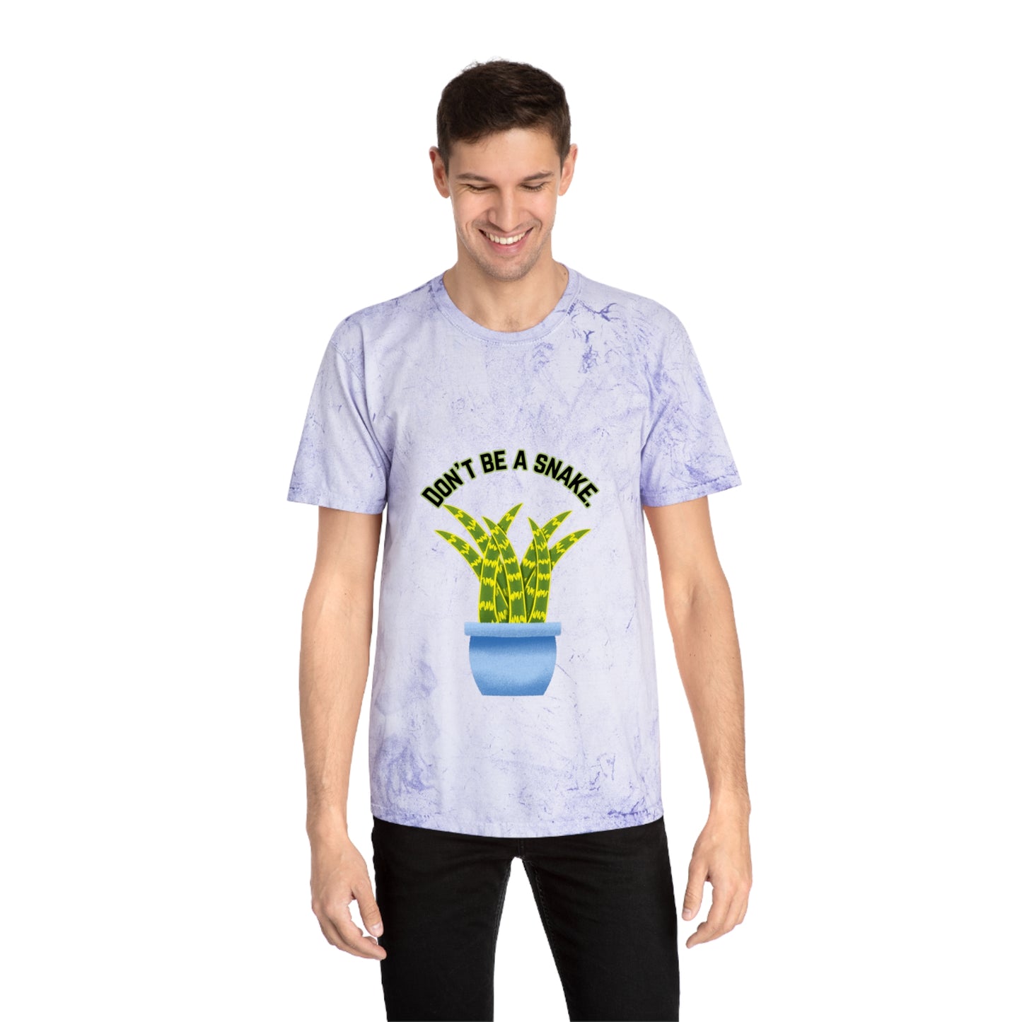 Don't Be A Snake Unisex Color Blast T-Shirt