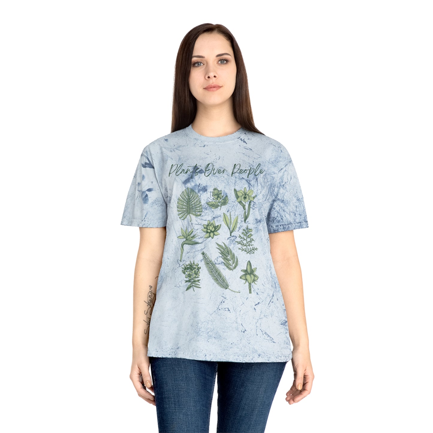 Plants Over People Unisex Color Blast T-Shirt