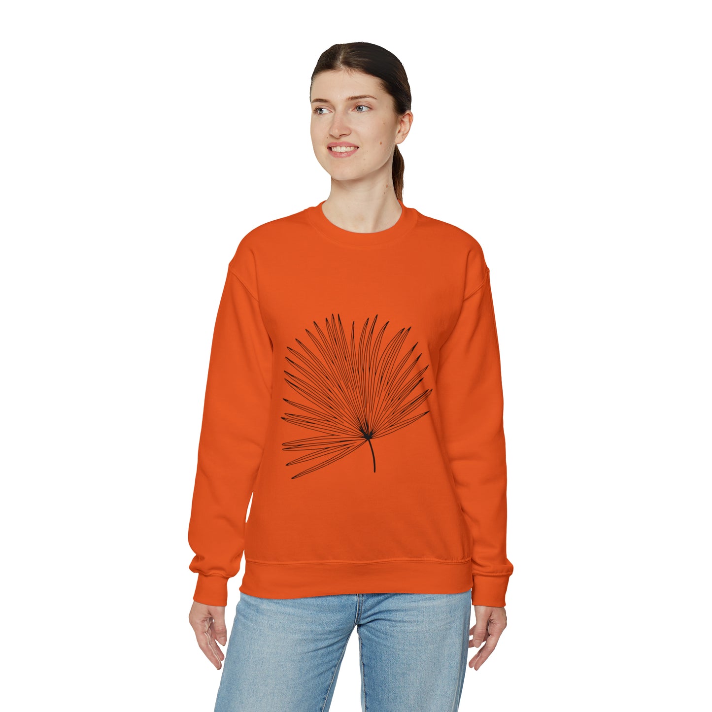 Palm Leaf Unisex Crewneck Sweatshirt