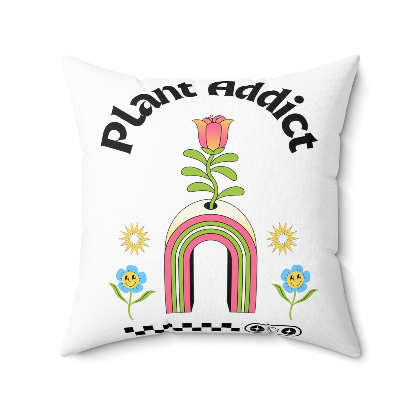 Plant Addict Spun Polyester Square Pillow