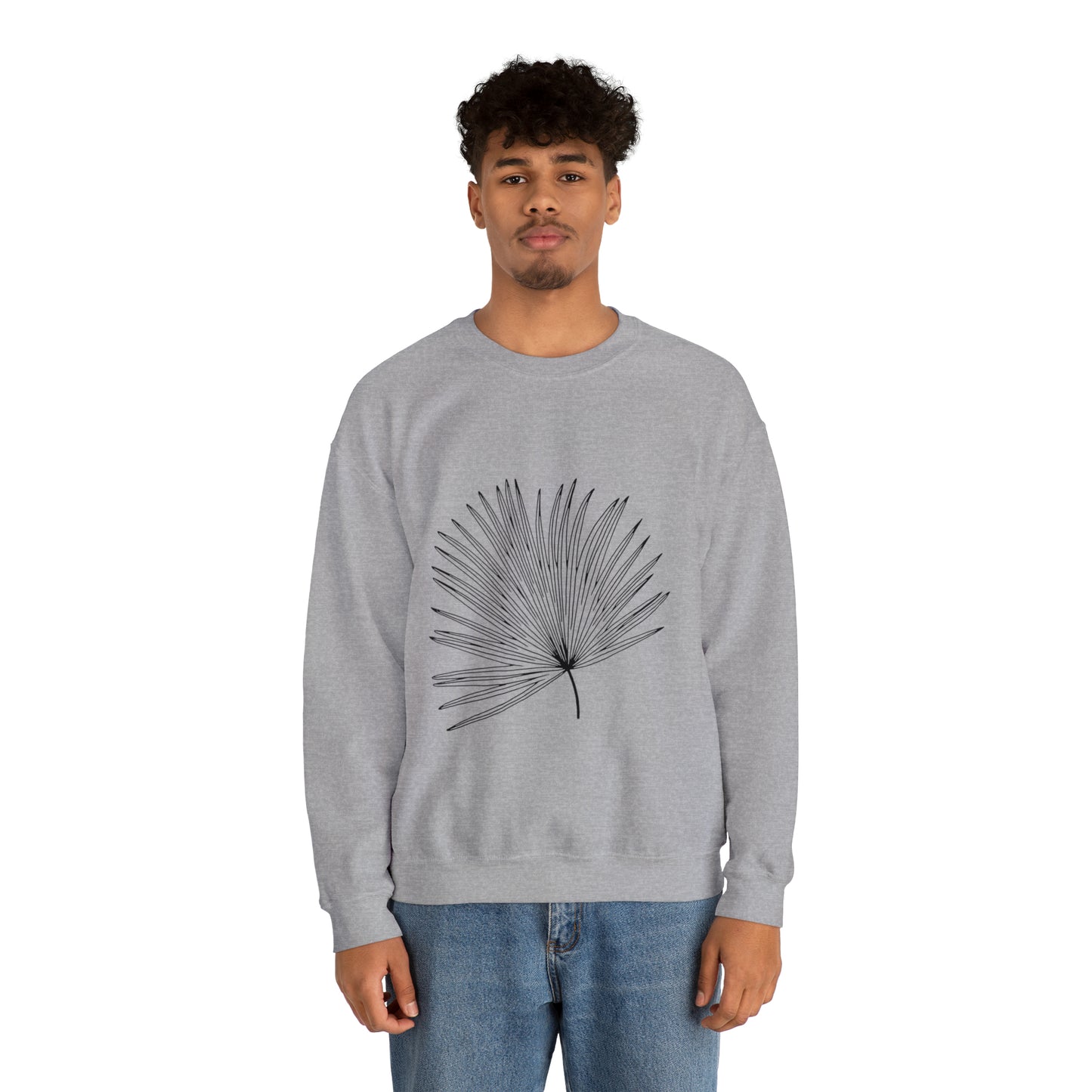 Palm Leaf Unisex Crewneck Sweatshirt