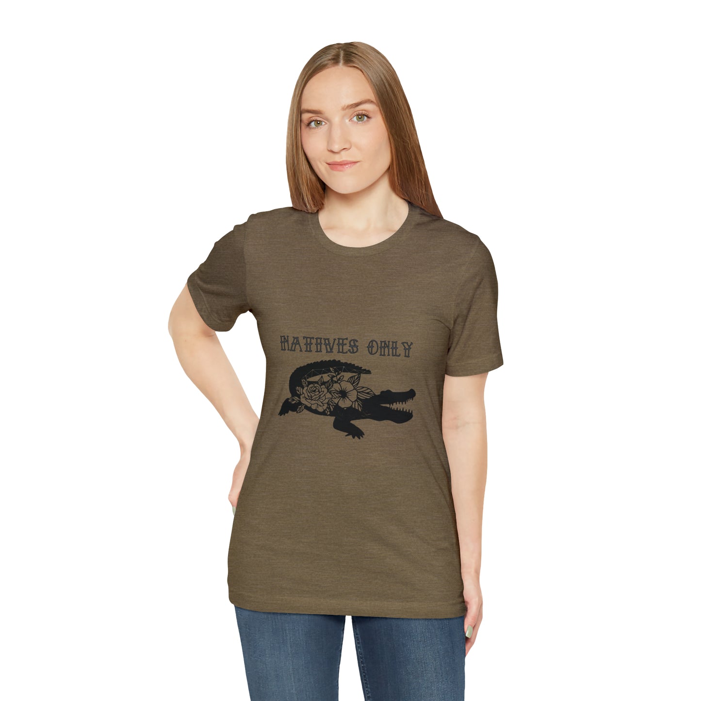 Natives Only Alligator Unisex Jersey Tee