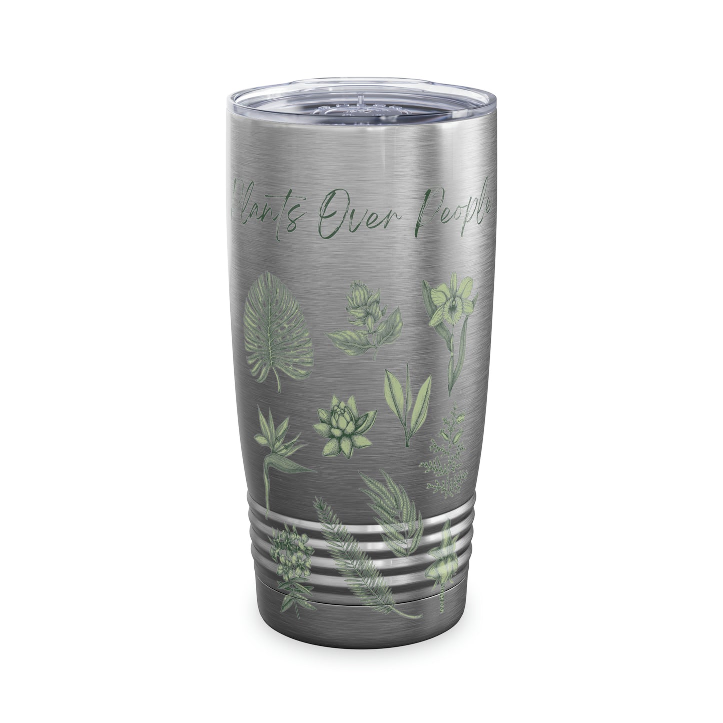 Plants Over People Ringneck Tumbler, 20oz