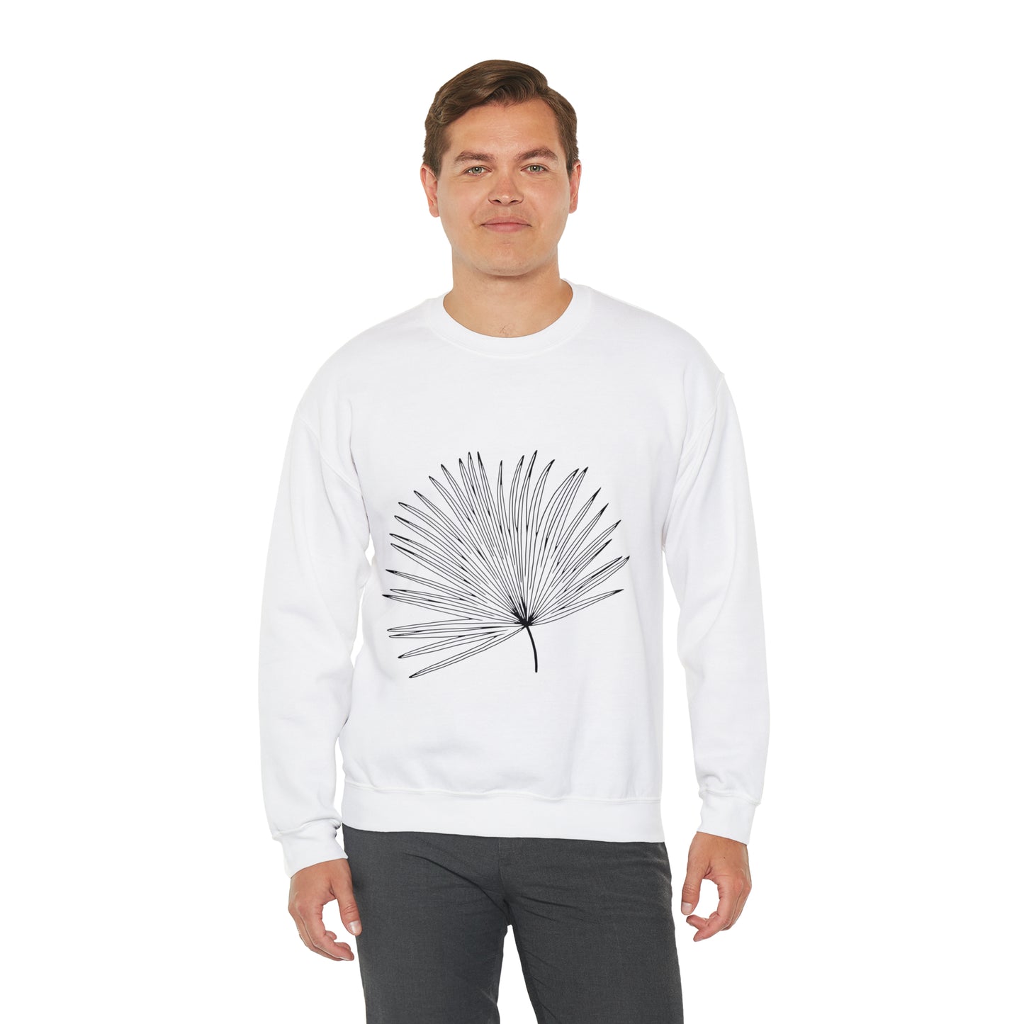 Palm Leaf Unisex Crewneck Sweatshirt