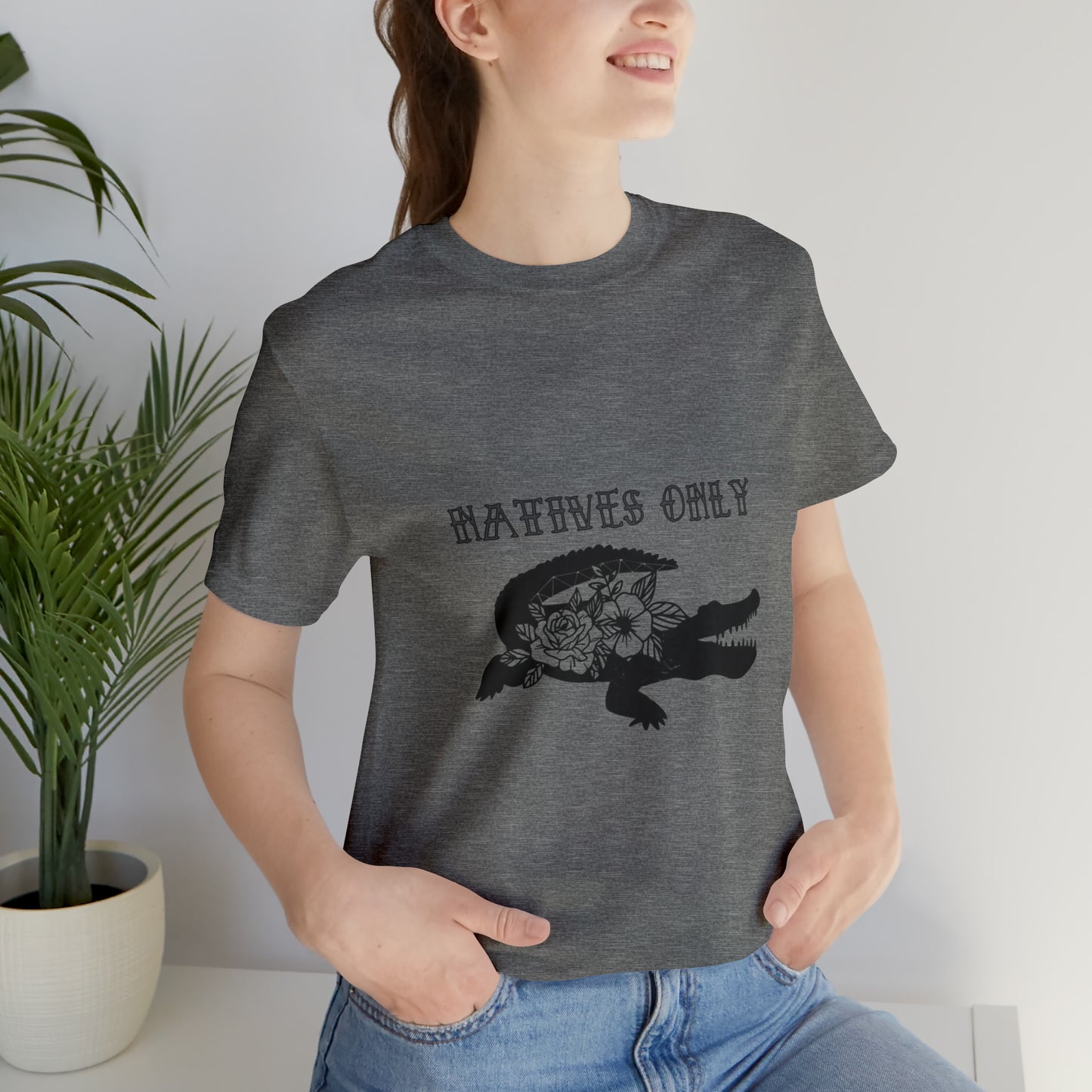 Natives Only Alligator Unisex Jersey Tee