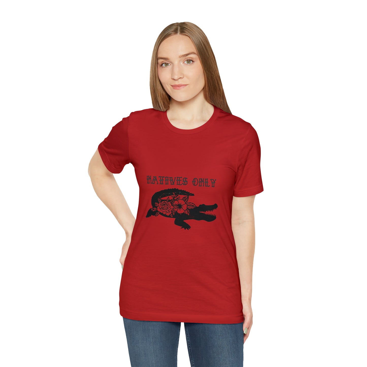 Natives Only Alligator Unisex Jersey Tee
