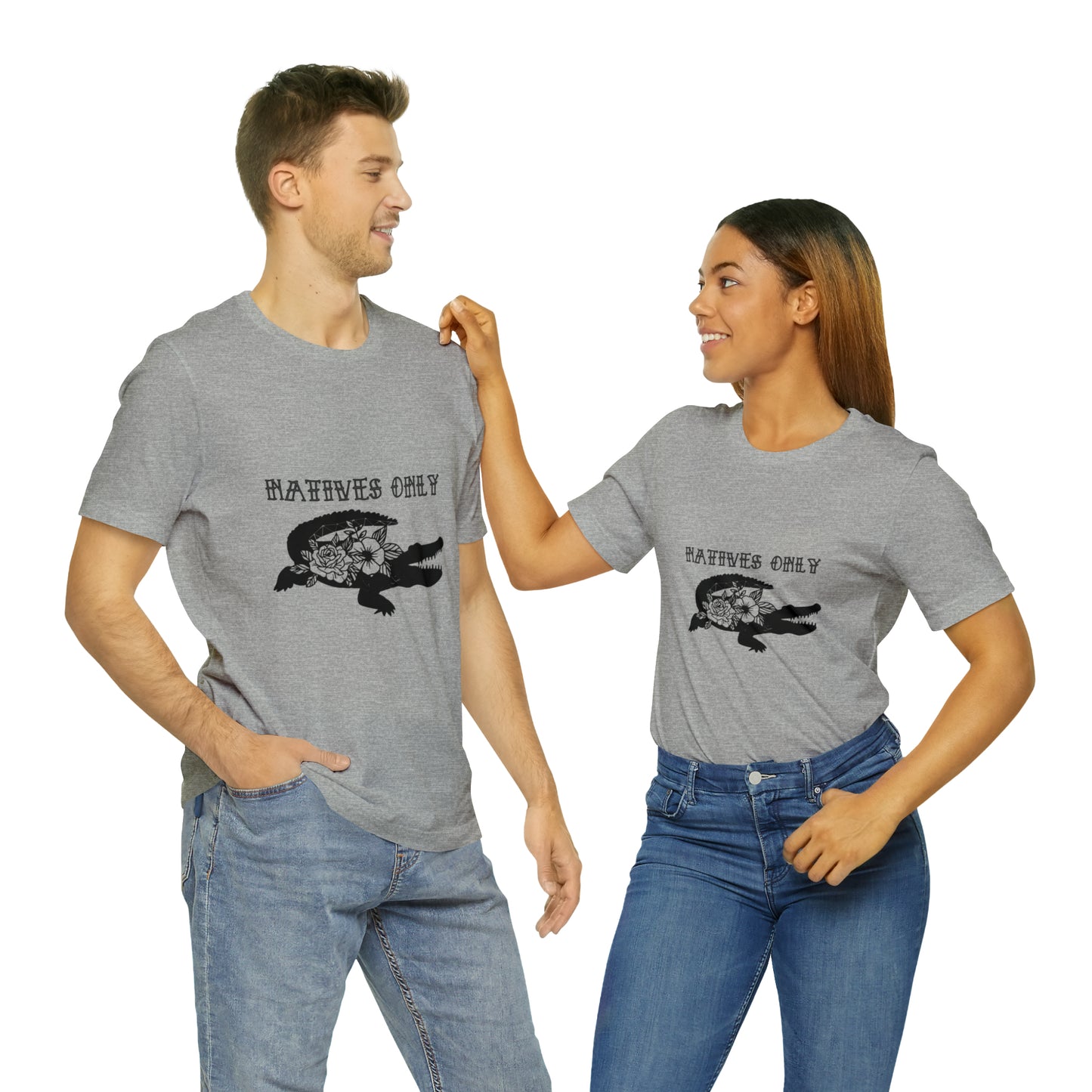 Natives Only Alligator Unisex Jersey Tee