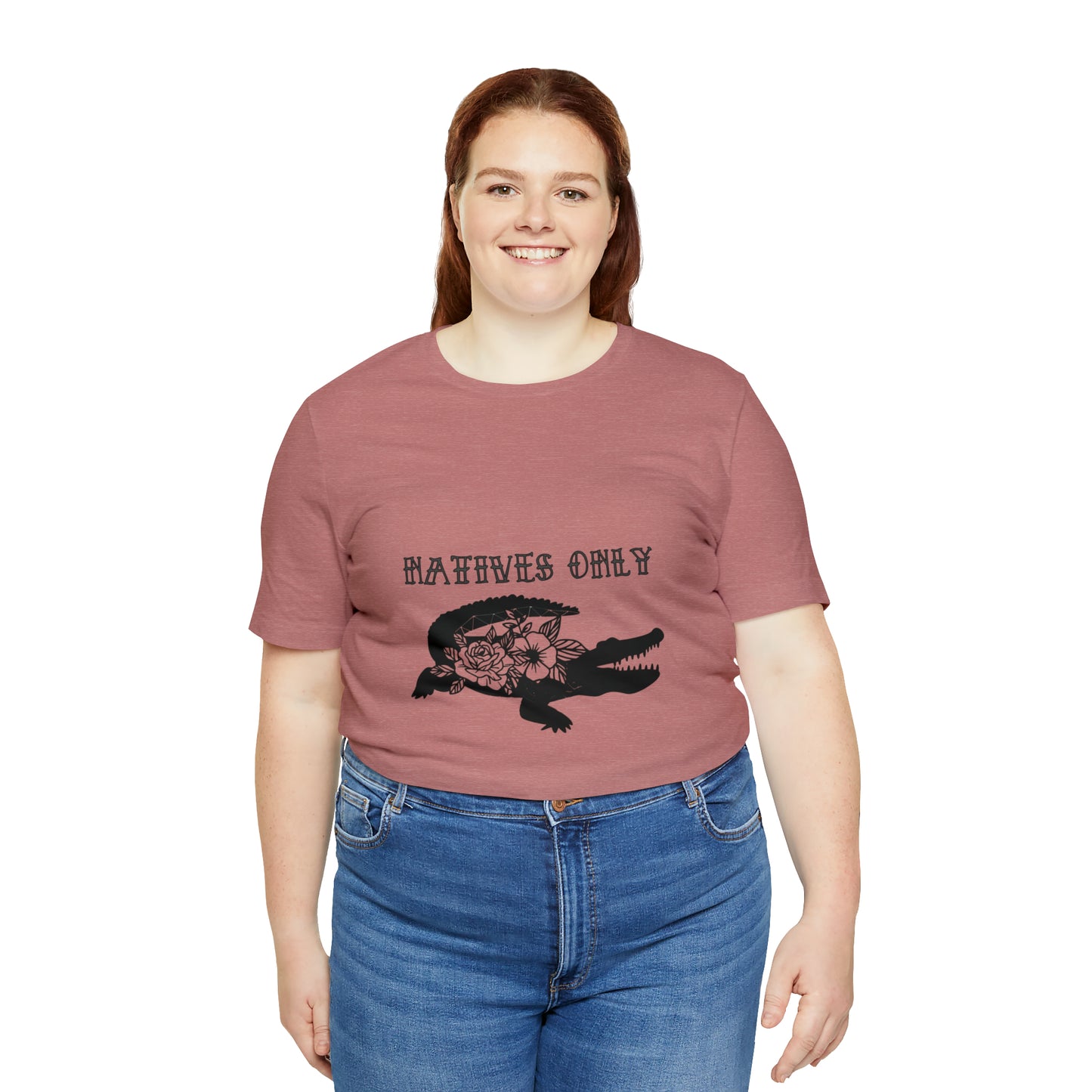 Natives Only Alligator Unisex Jersey Tee