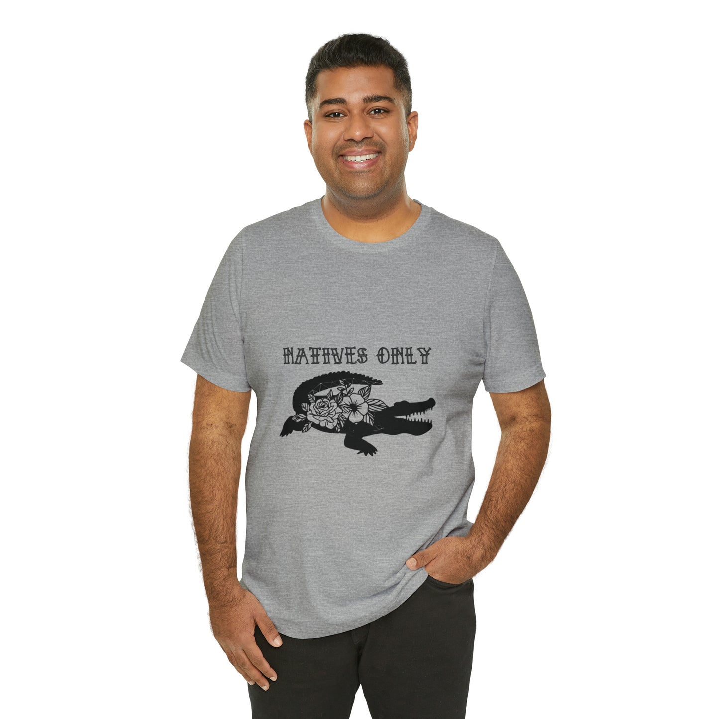 Natives Only Alligator Unisex Jersey Tee