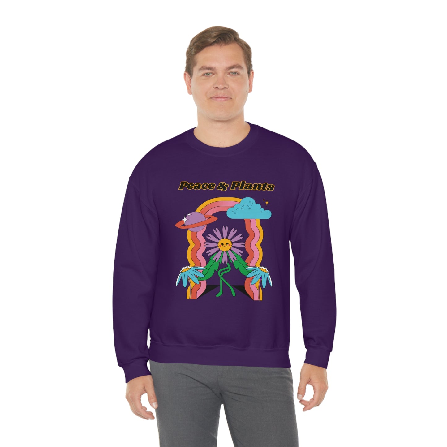 Peace & Plants Unisex Crewneck