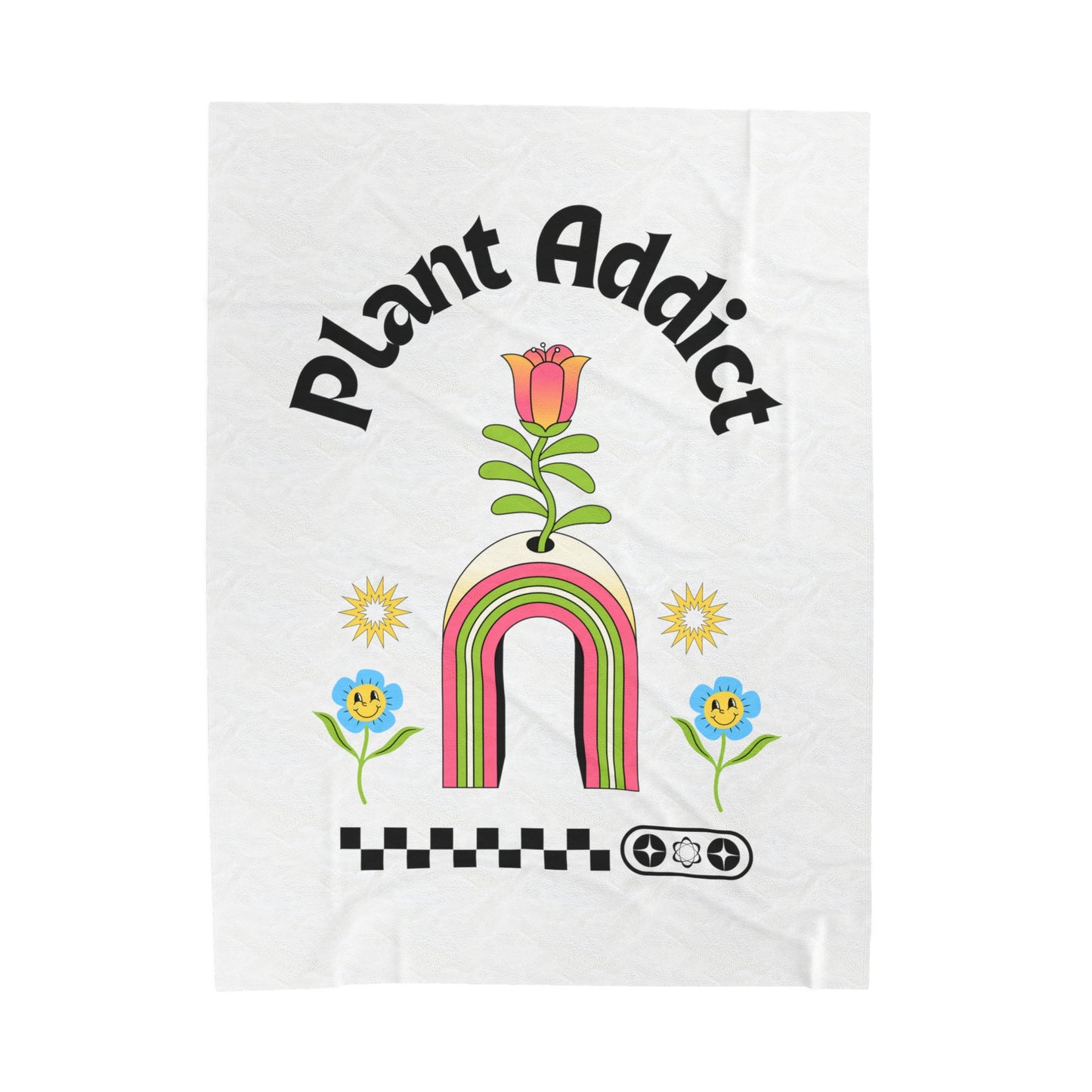 Plant Addict Velveteen Plush Blanket