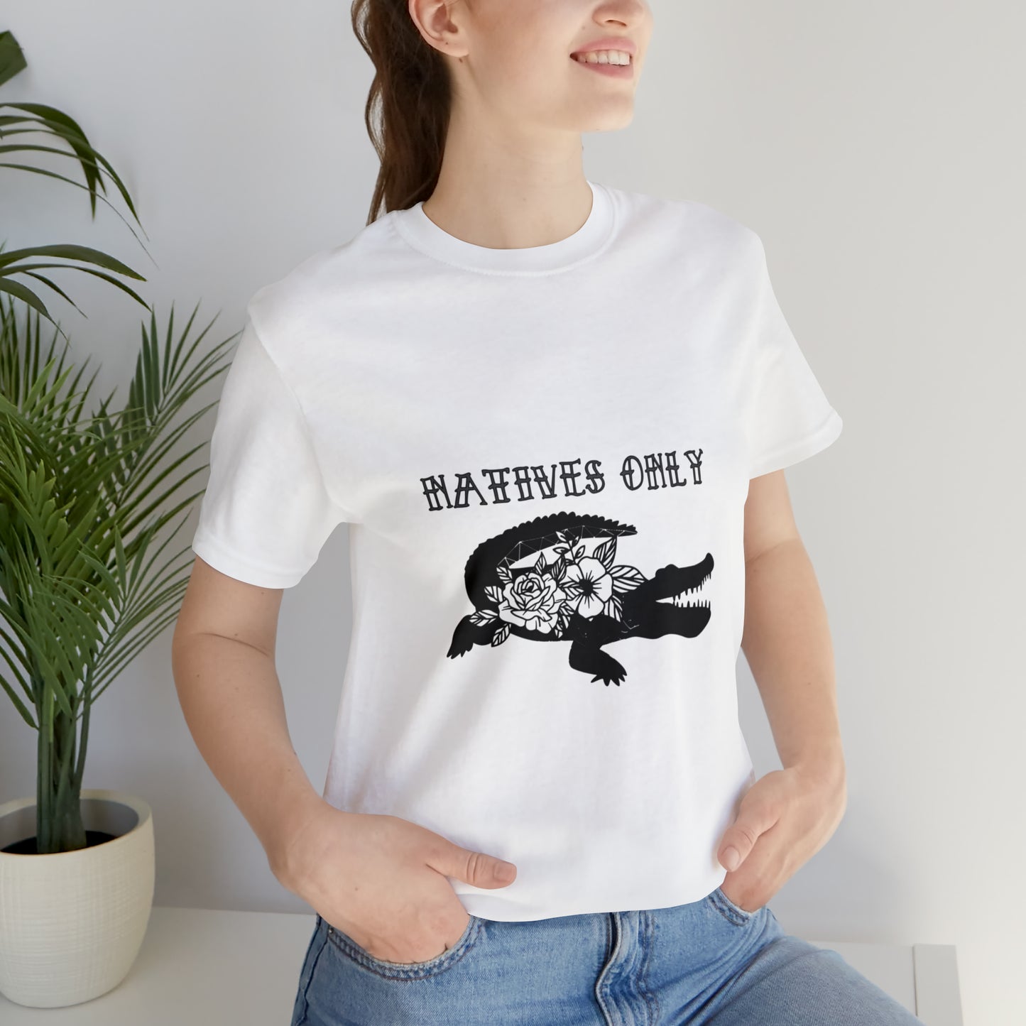 Natives Only Alligator Unisex Jersey Tee