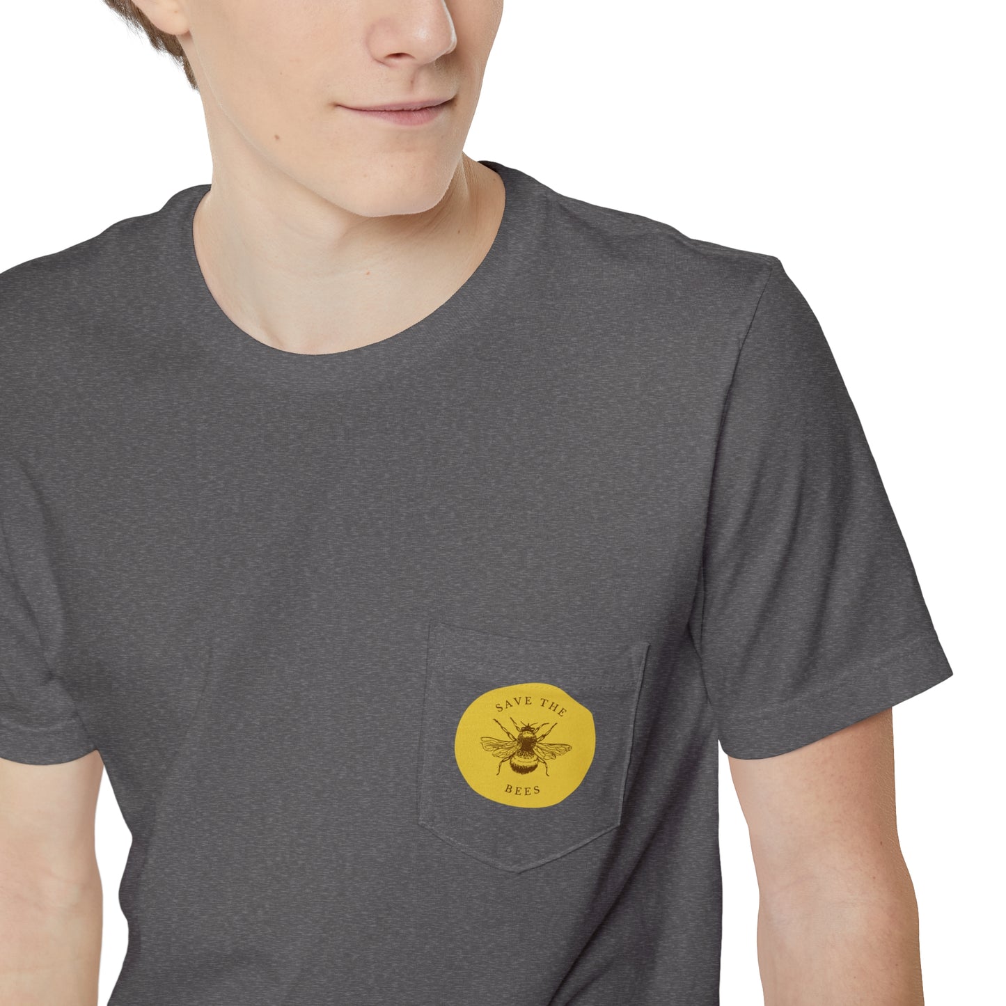 Save The Bees Unisex Pocket Tee