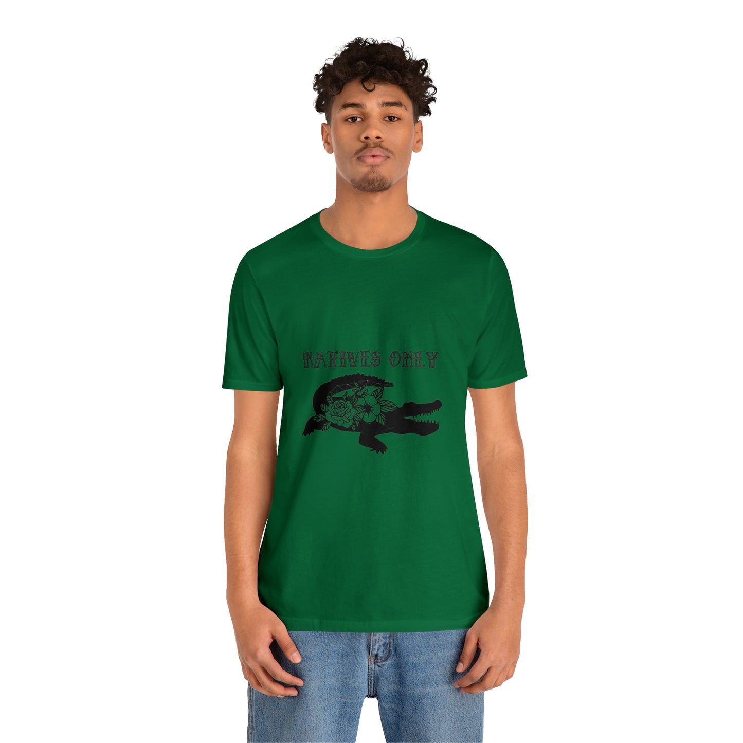 Natives Only Alligator Unisex Jersey Tee