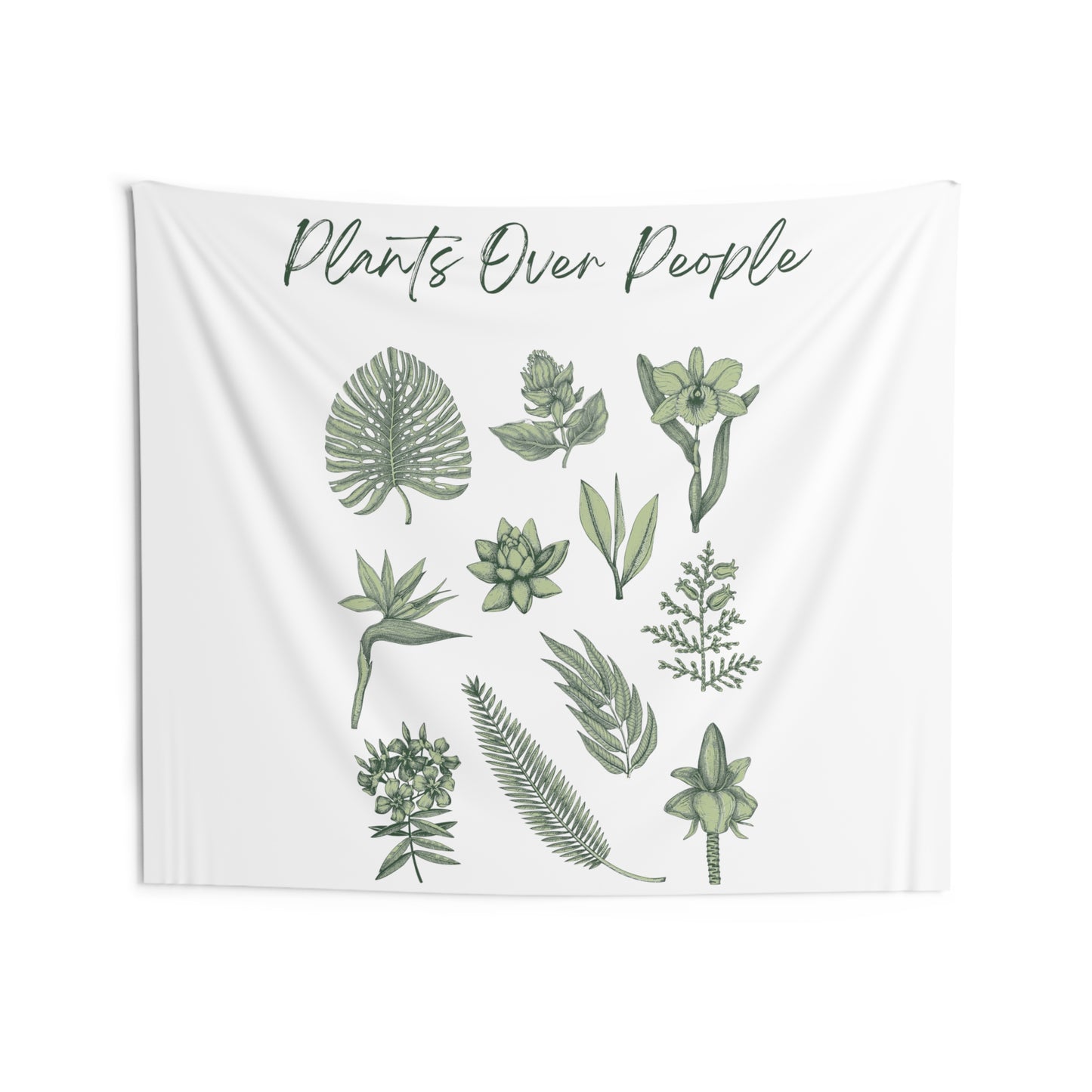 Plants Over People Indoor Wall Tapestries