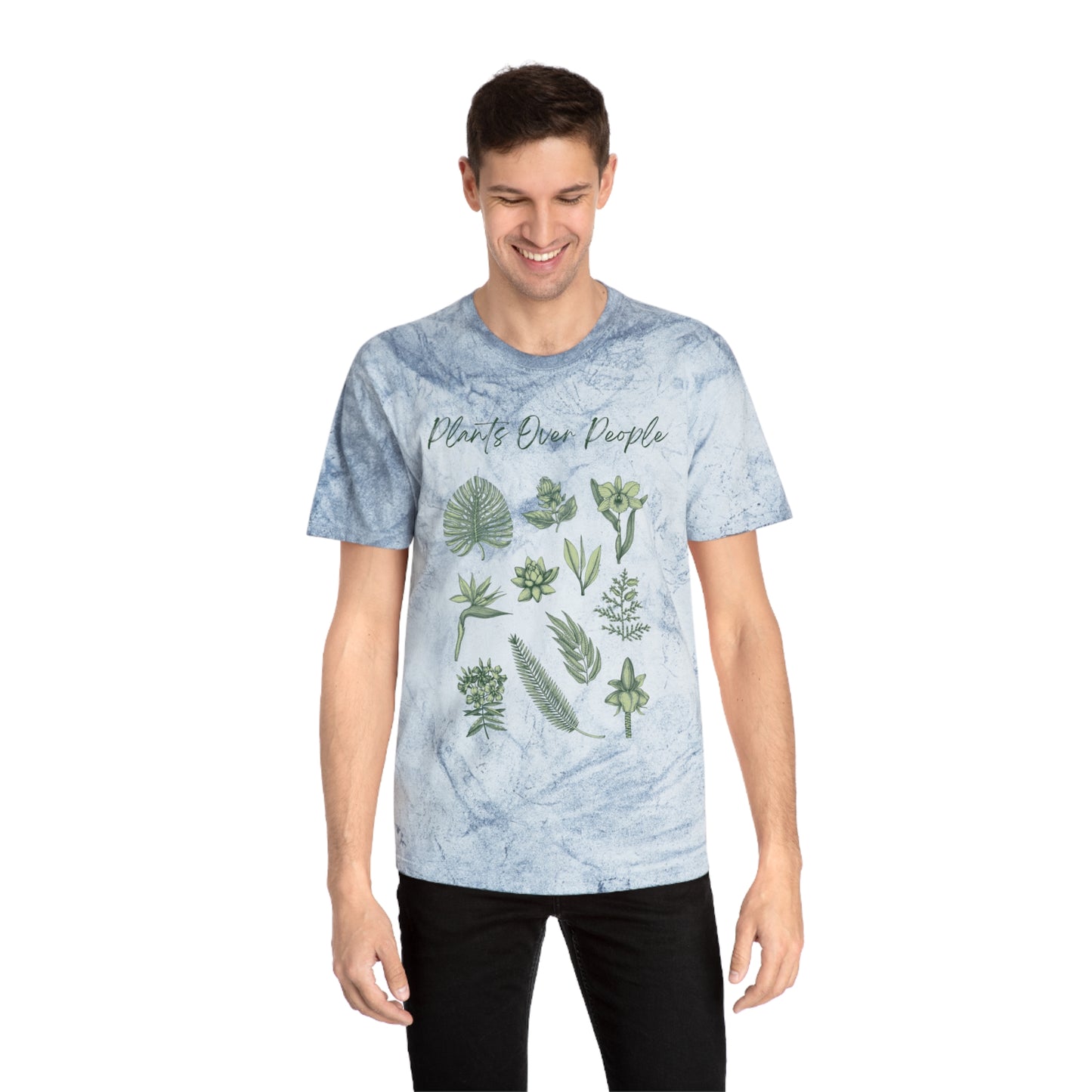 Plants Over People Unisex Color Blast T-Shirt