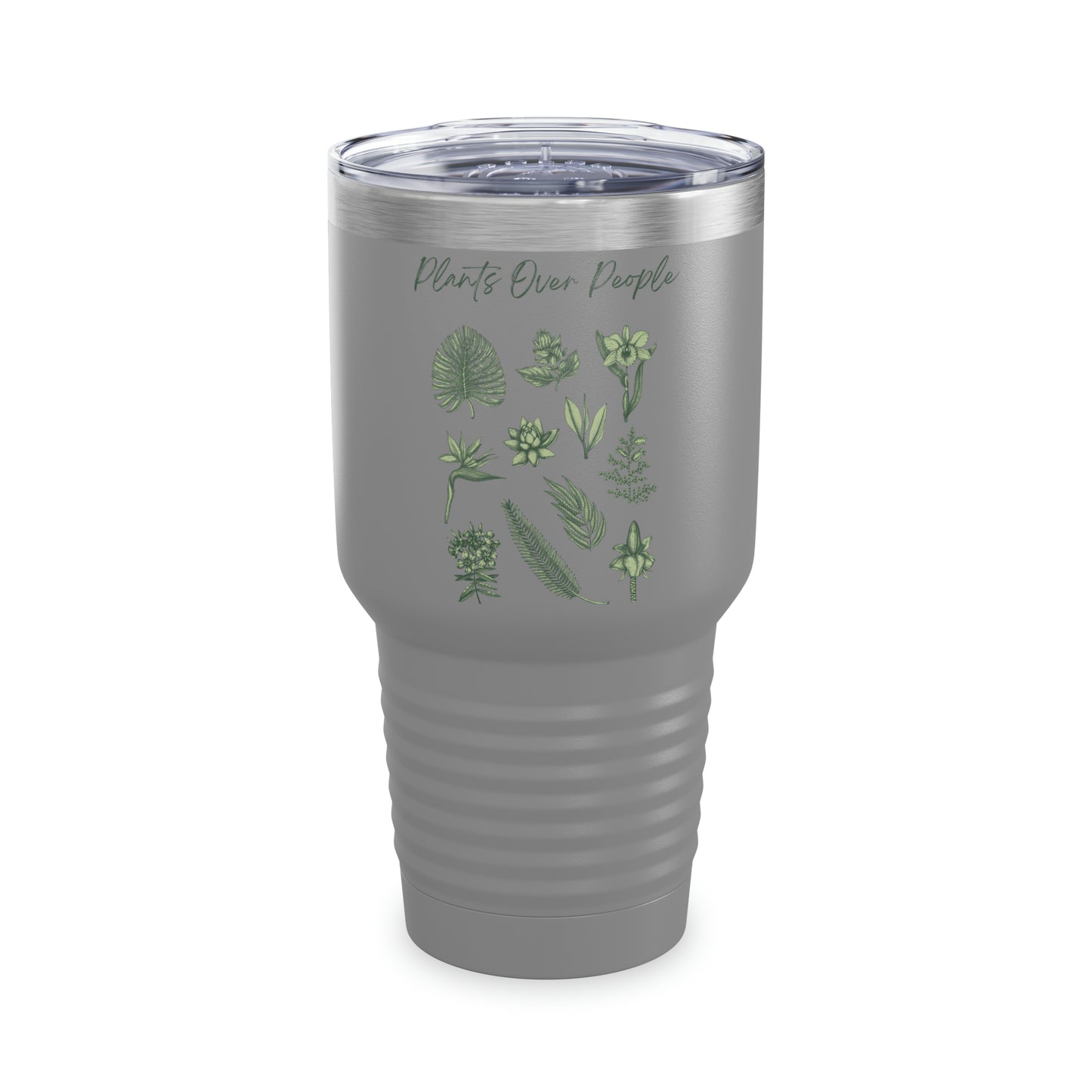 Plants Over People Ringneck Tumbler, 30oz