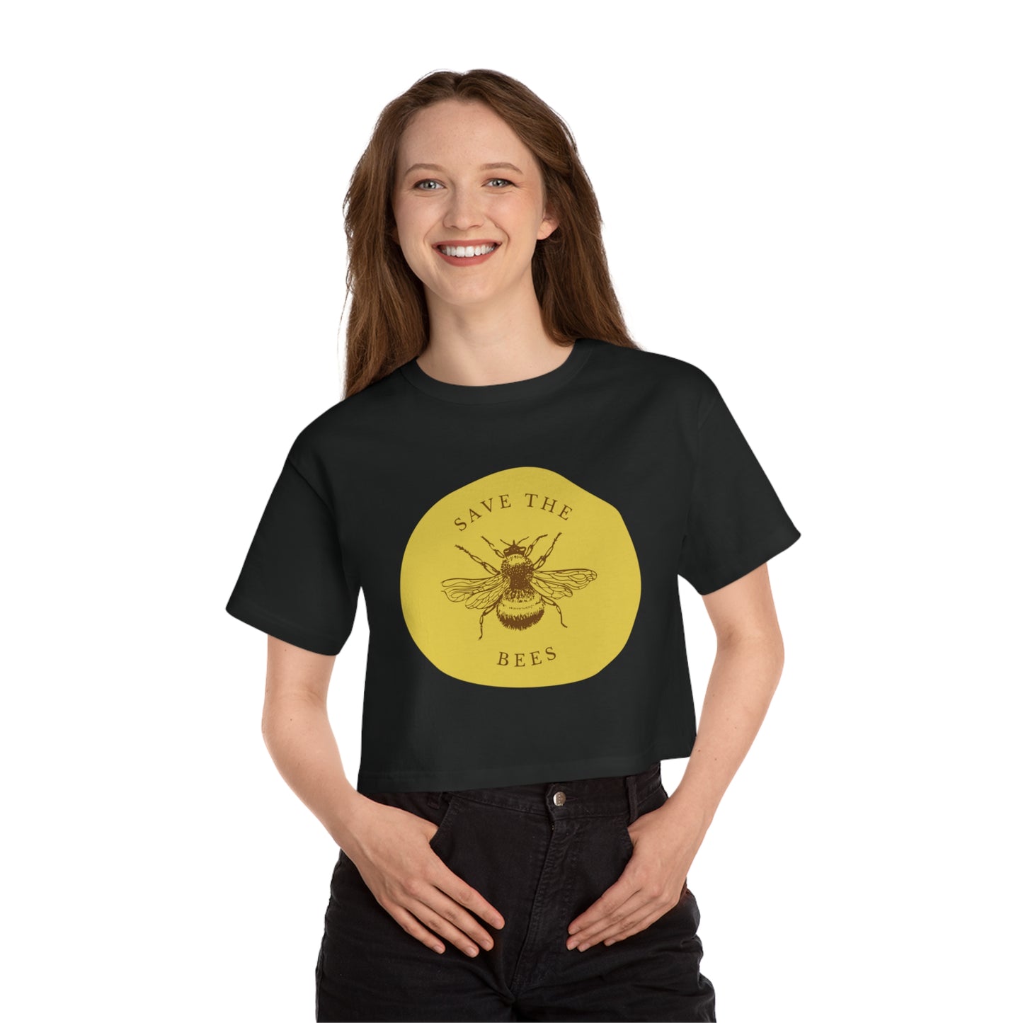 Save The Bees Champion Women's Cropped T-Shirt