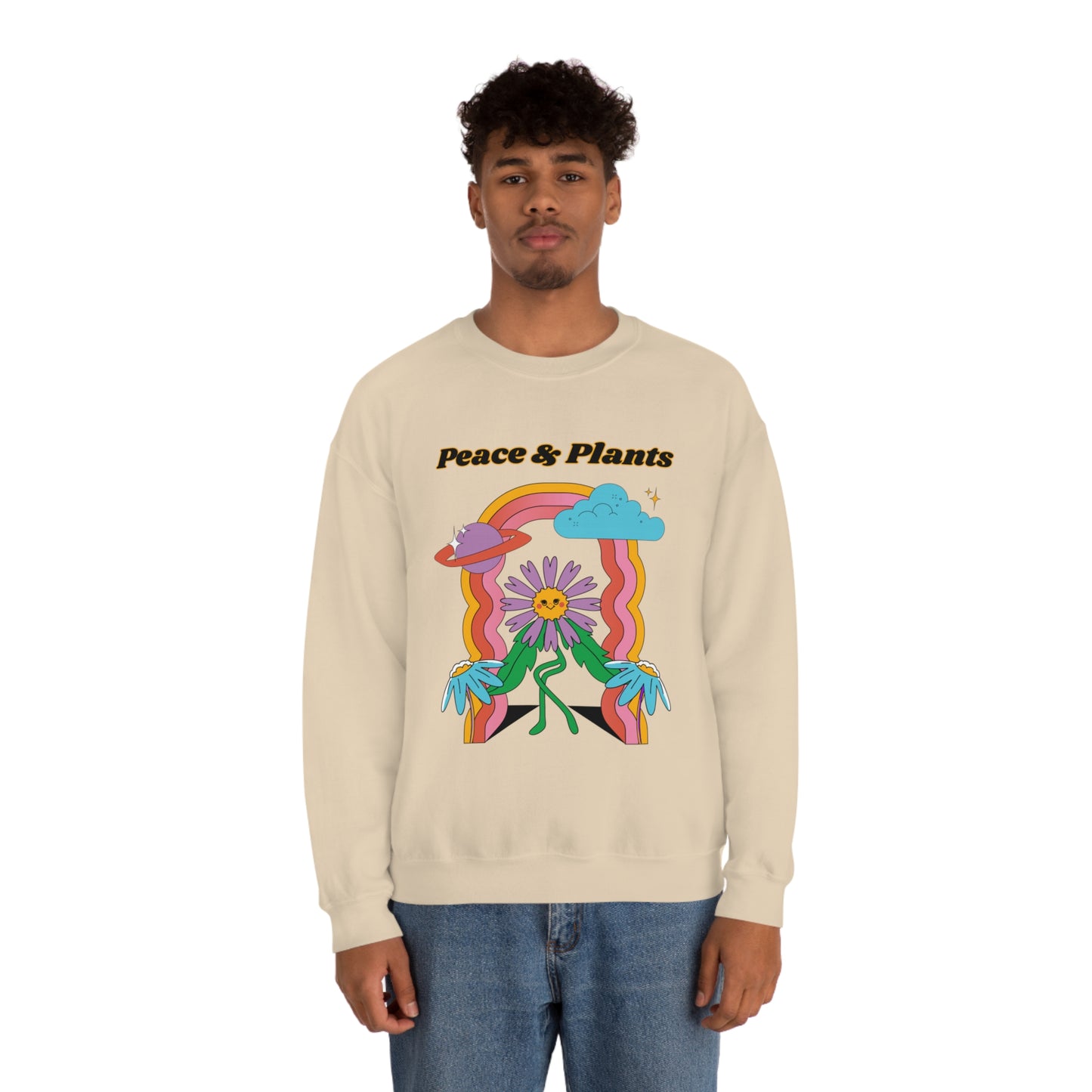 Peace & Plants Unisex Crewneck