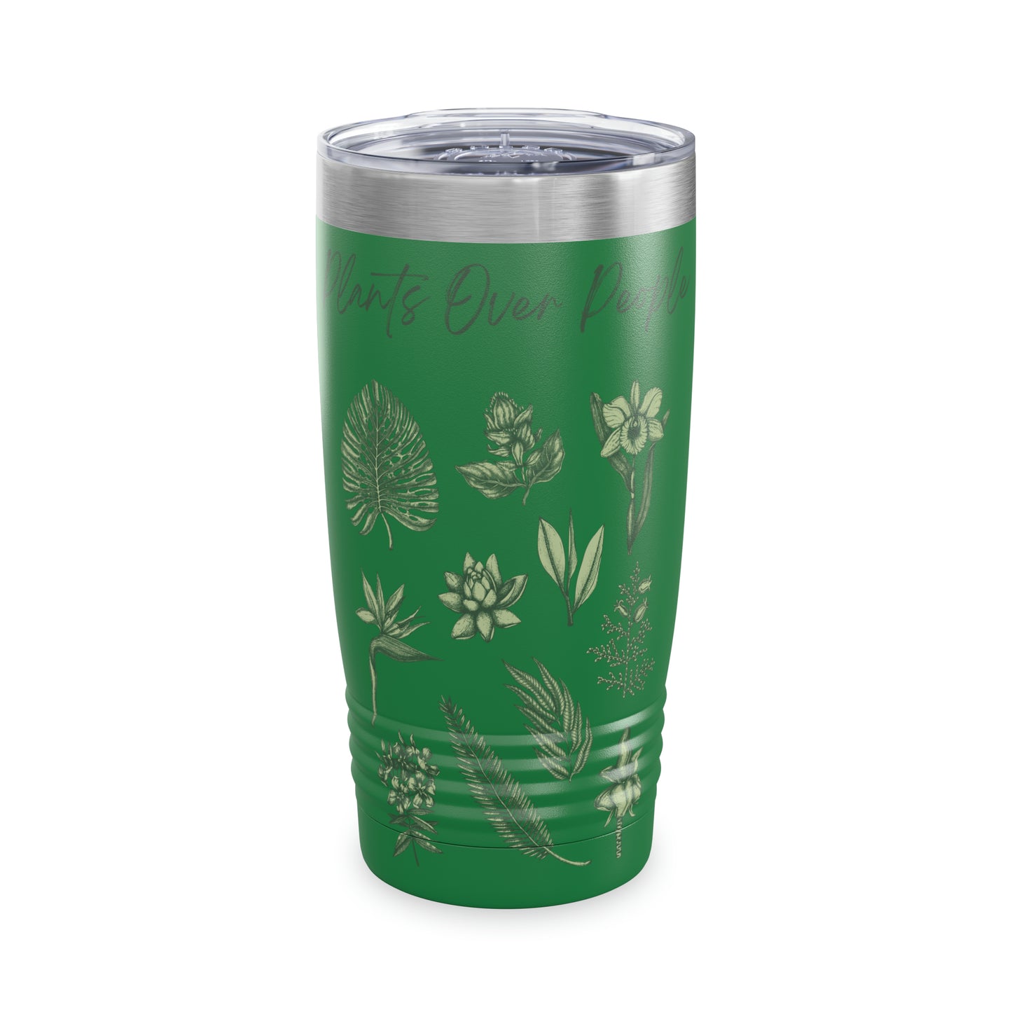 Plants Over People Ringneck Tumbler, 20oz