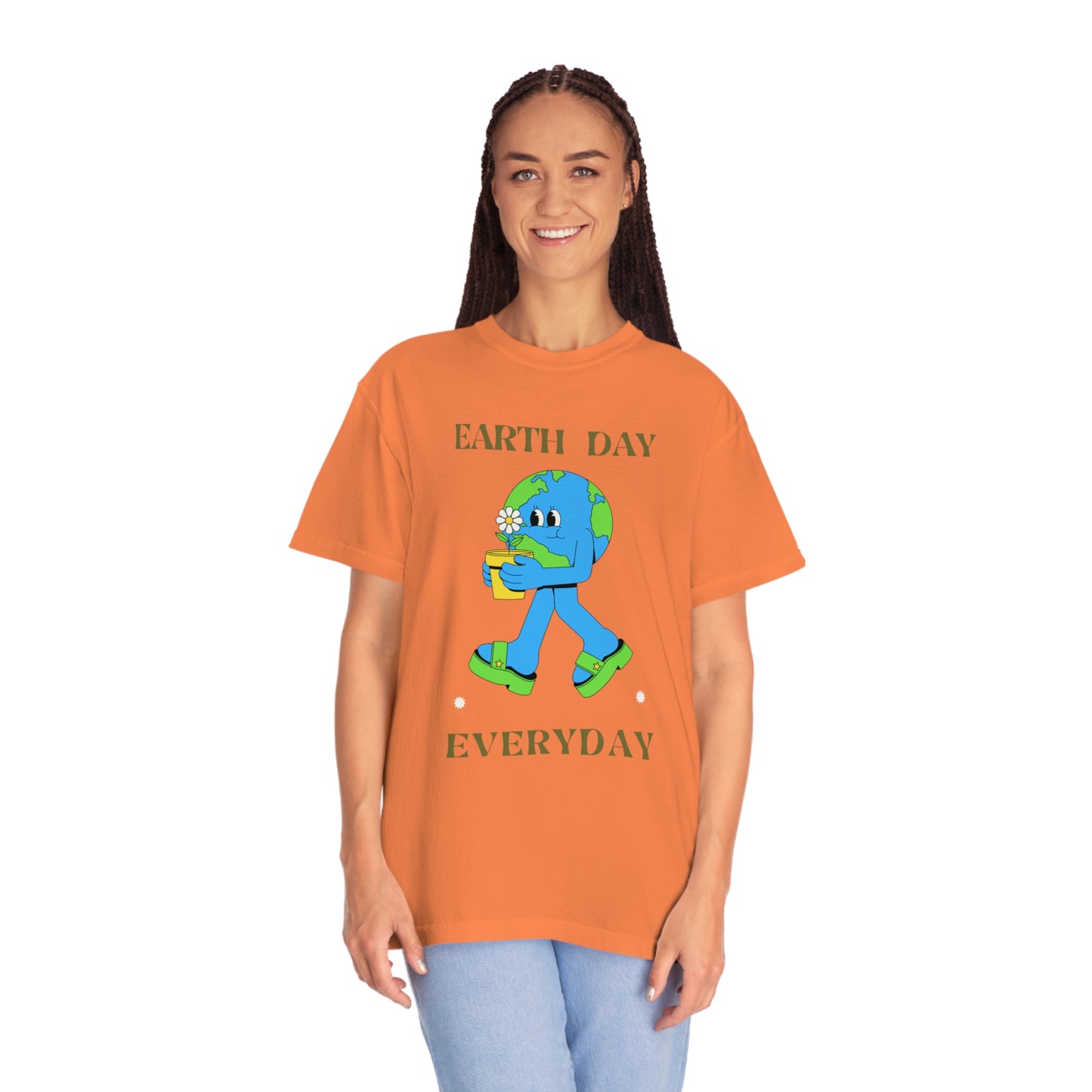Earth Day Everyday Unisex Garment-Dyed T-shirt