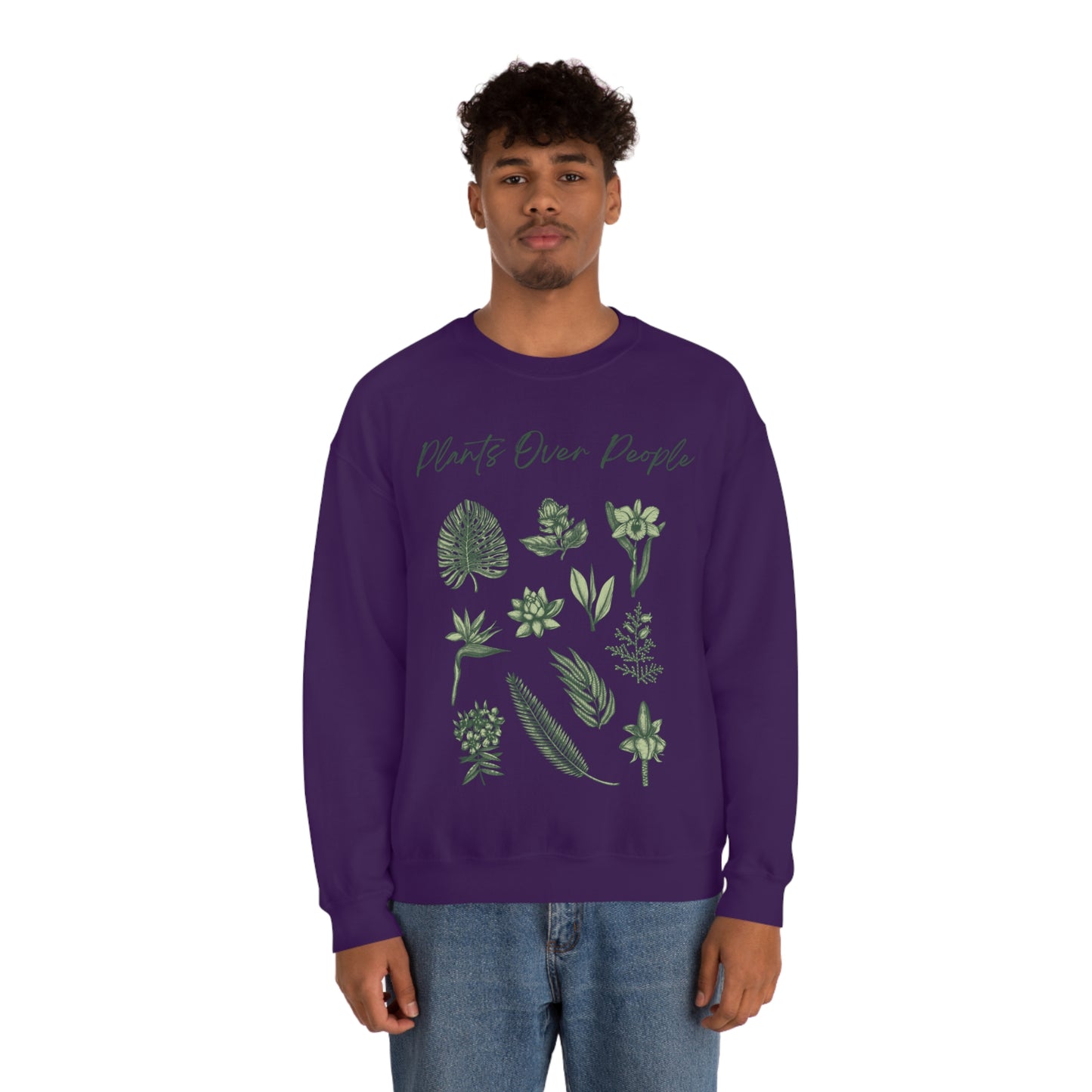 Plants Over People Unisex Crewneck