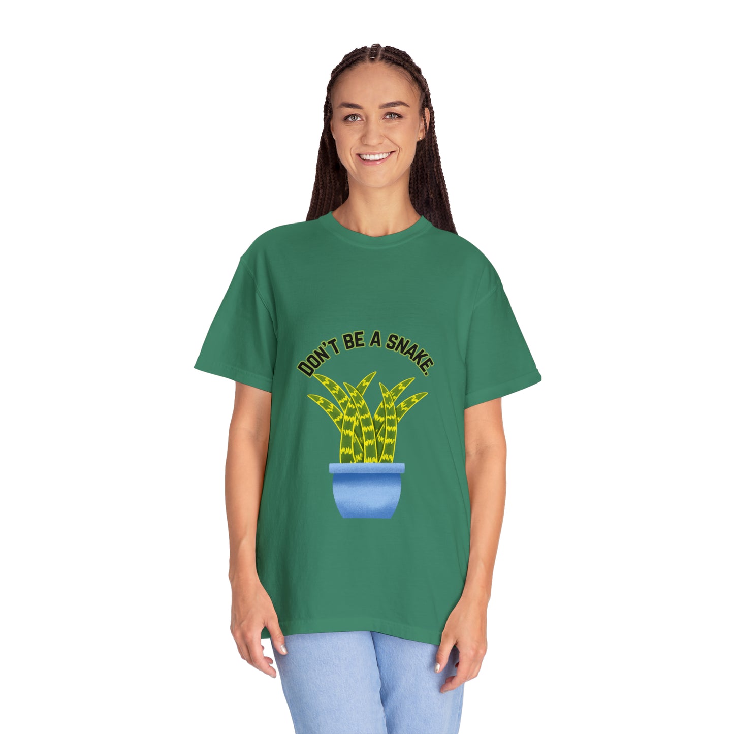 Don't Be A Snake Unisex Garment-Dyed T-shirt
