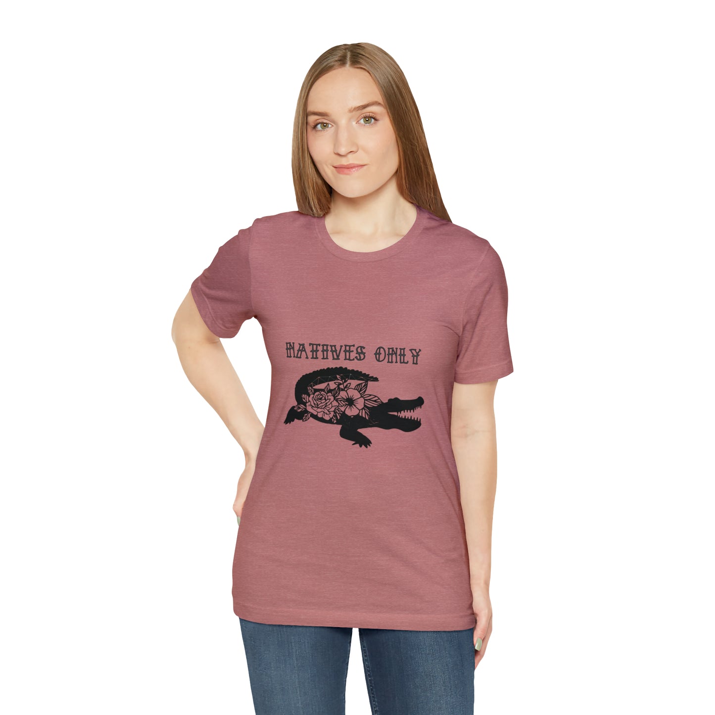 Natives Only Alligator Unisex Jersey Tee