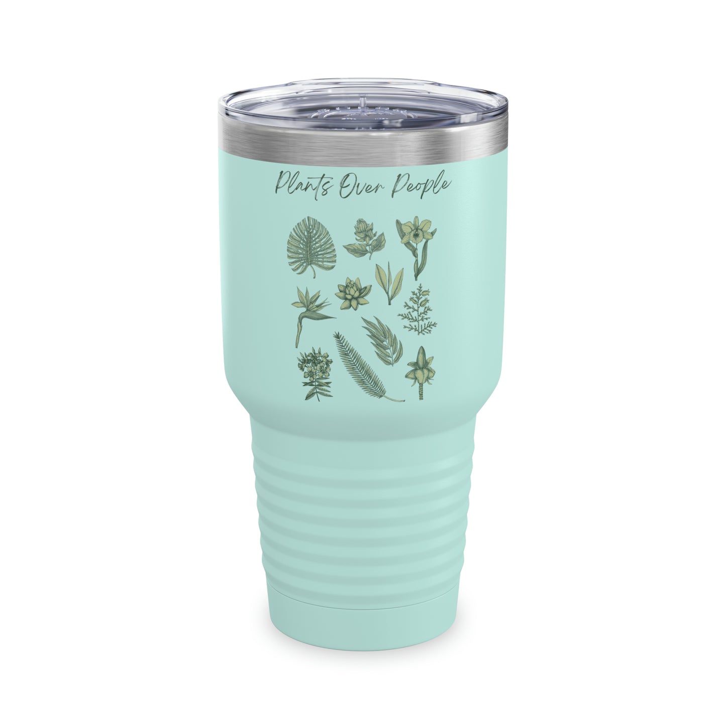 Plants Over People Ringneck Tumbler, 30oz