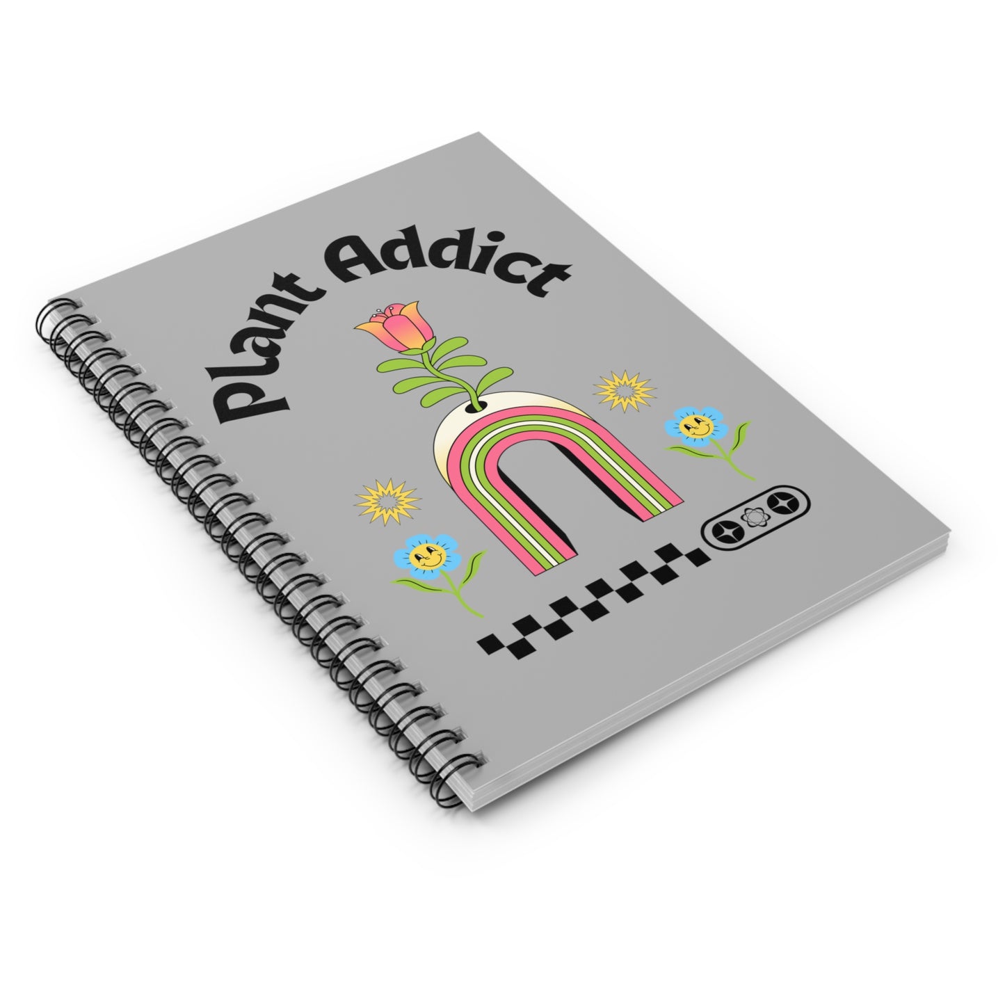 Plant Addict Spiral Notebook - Ruled Line