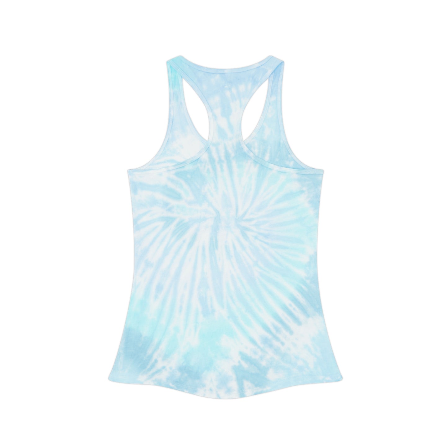 Peace & Plants Tie Dye Racerback Tank Top