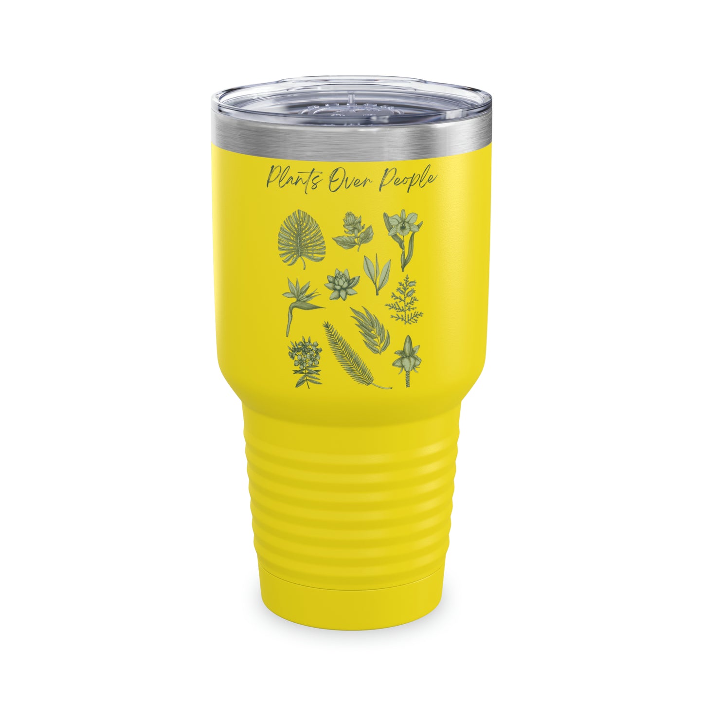 Plants Over People Ringneck Tumbler, 30oz