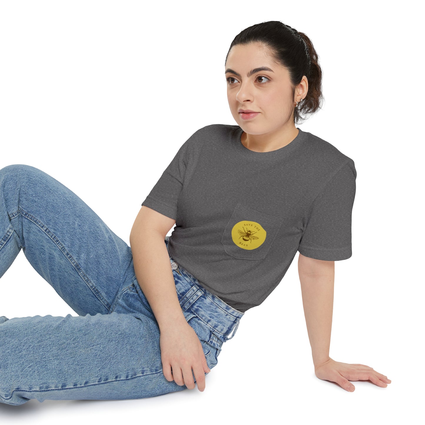 Save The Bees Unisex Pocket Tee