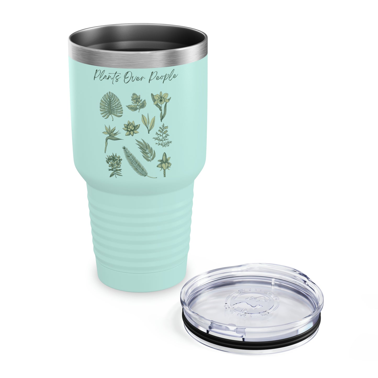 Plants Over People Ringneck Tumbler, 30oz