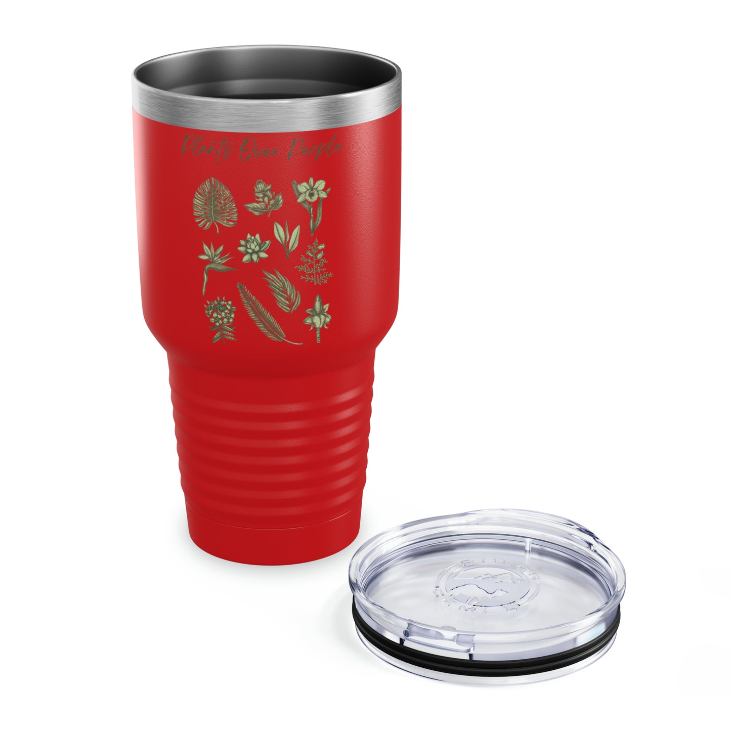 Plants Over People Ringneck Tumbler, 30oz