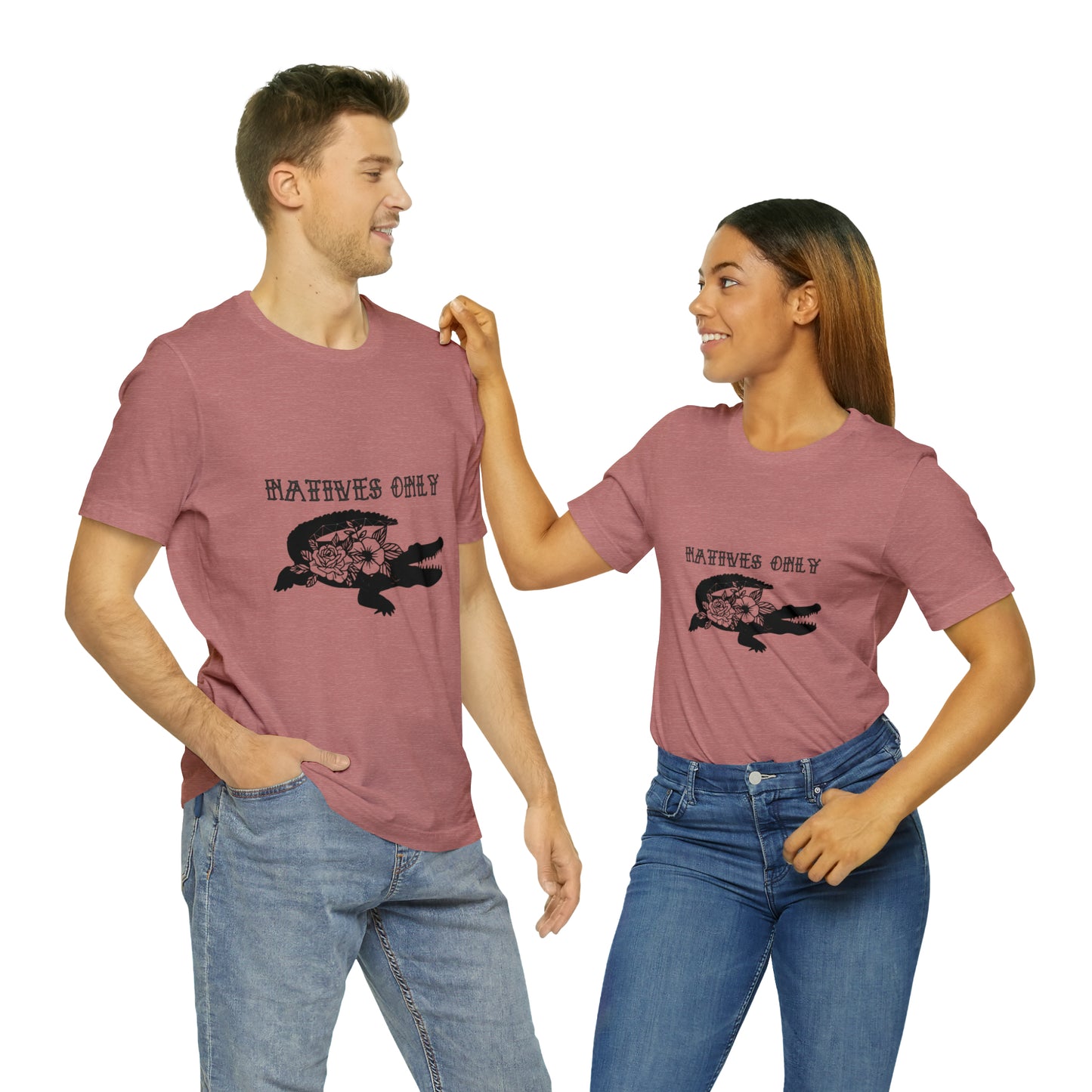 Natives Only Alligator Unisex Jersey Tee