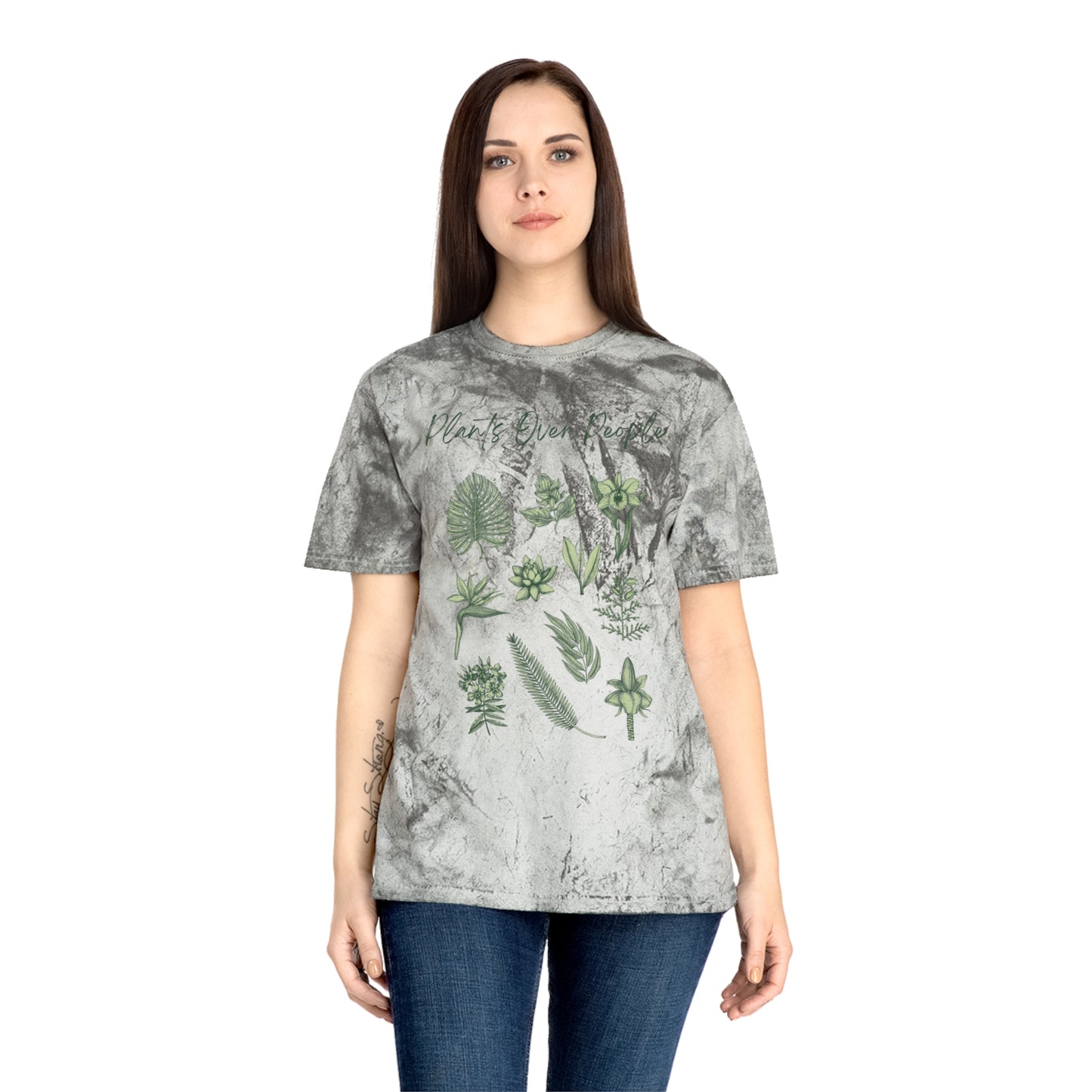 Plants Over People Unisex Color Blast T-Shirt