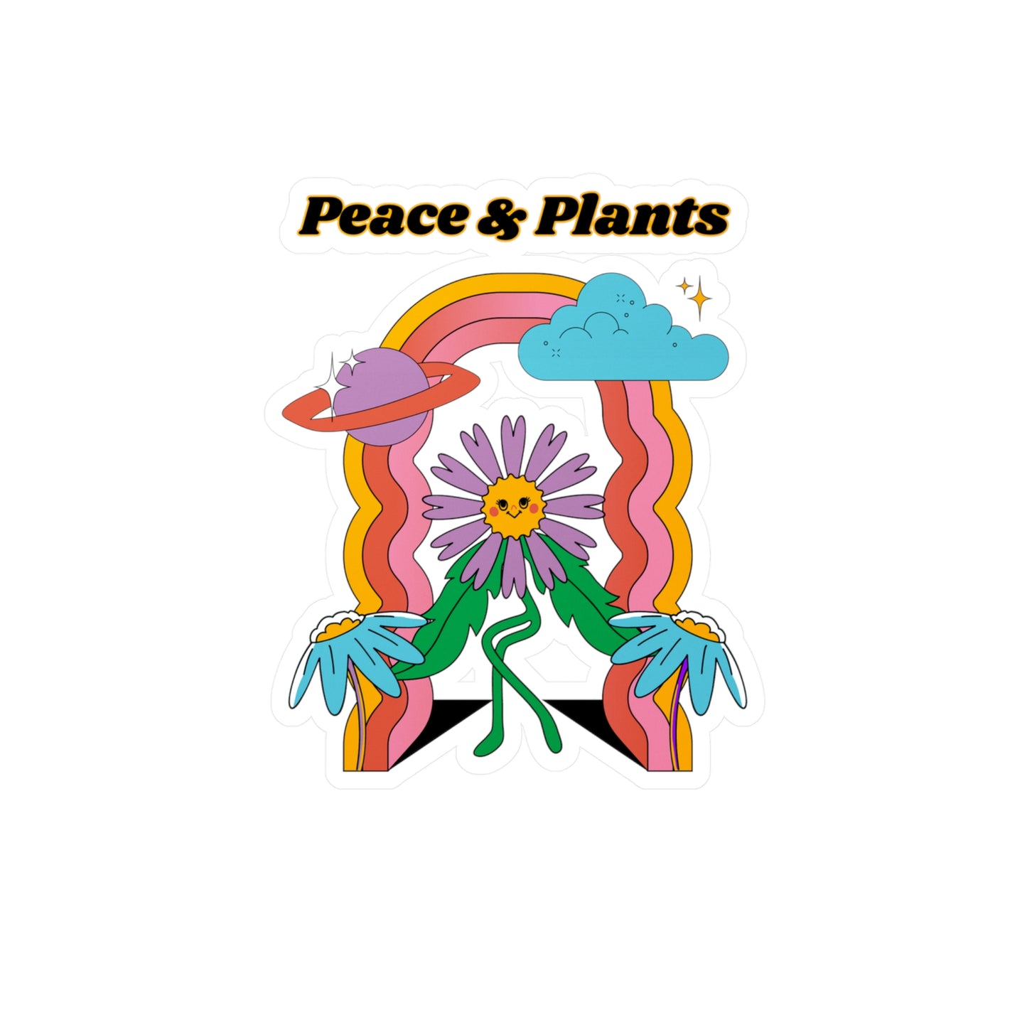 Peace & Plants Vinyl Decals