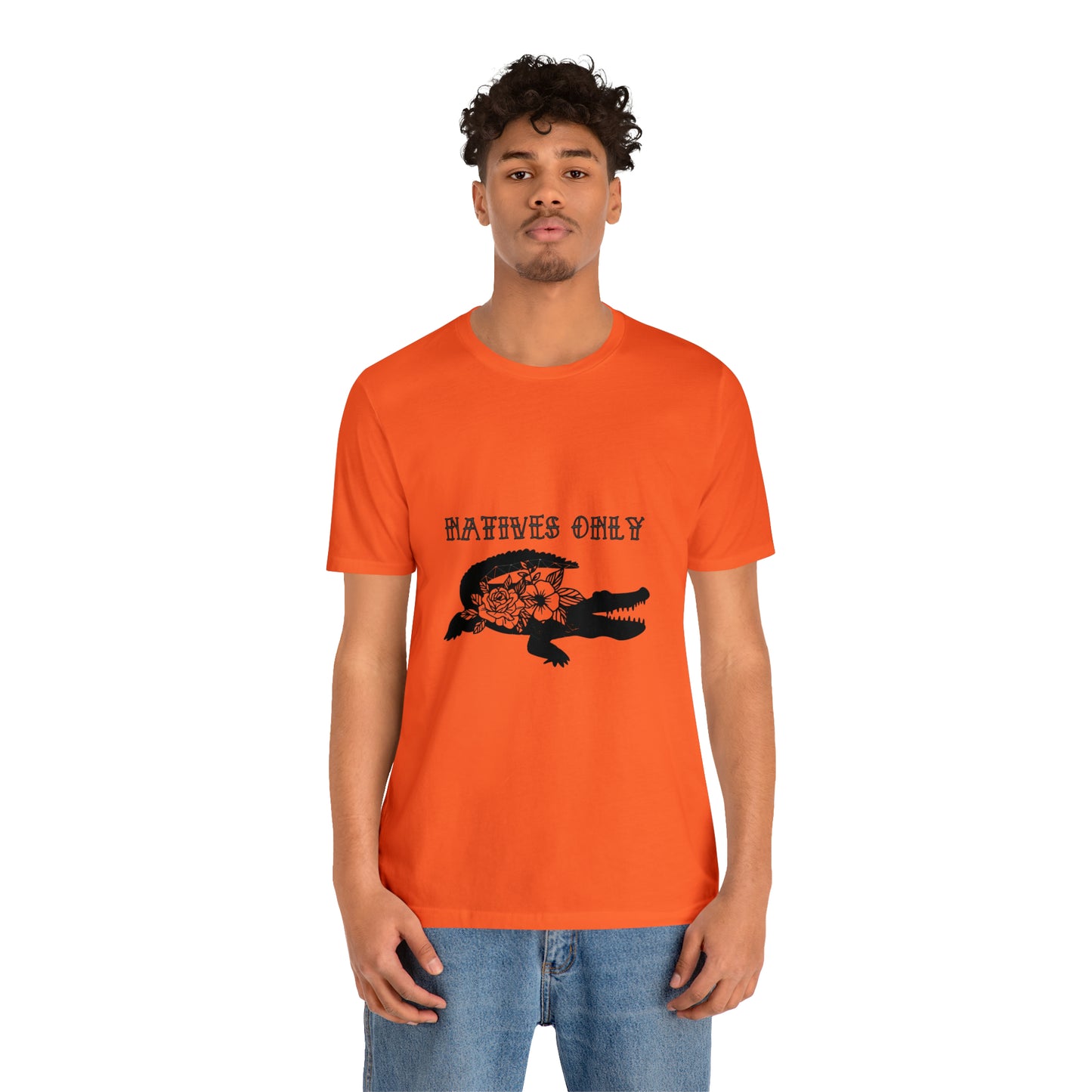 Natives Only Alligator Unisex Jersey Tee