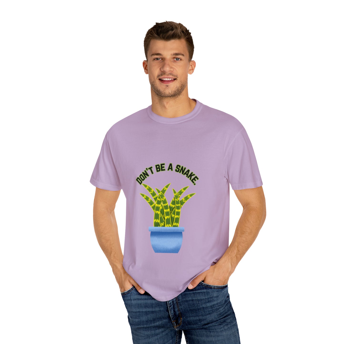 Don't Be A Snake Unisex Garment-Dyed T-shirt