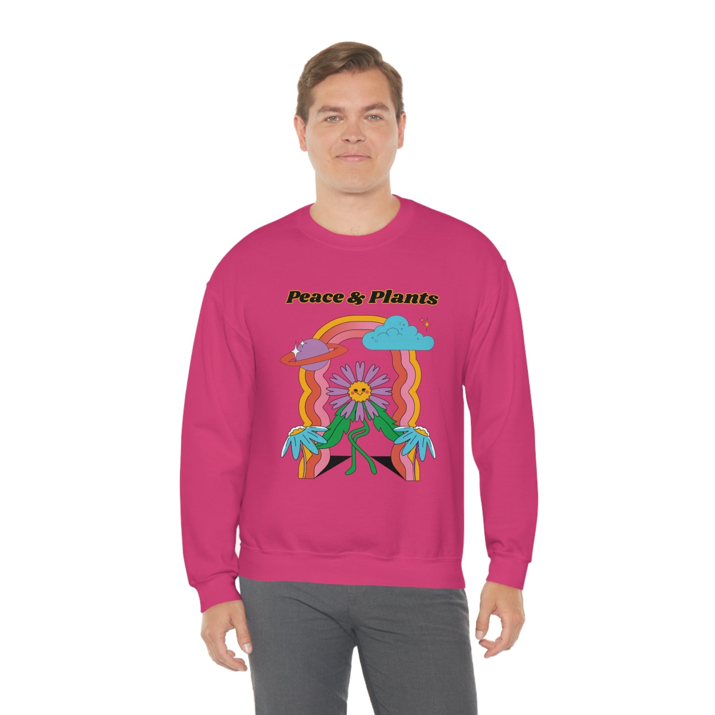 Peace & Plants Unisex Crewneck