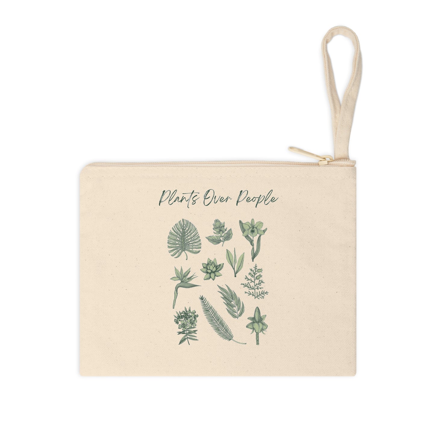 Plants Over People Accessory Zipper Pouch