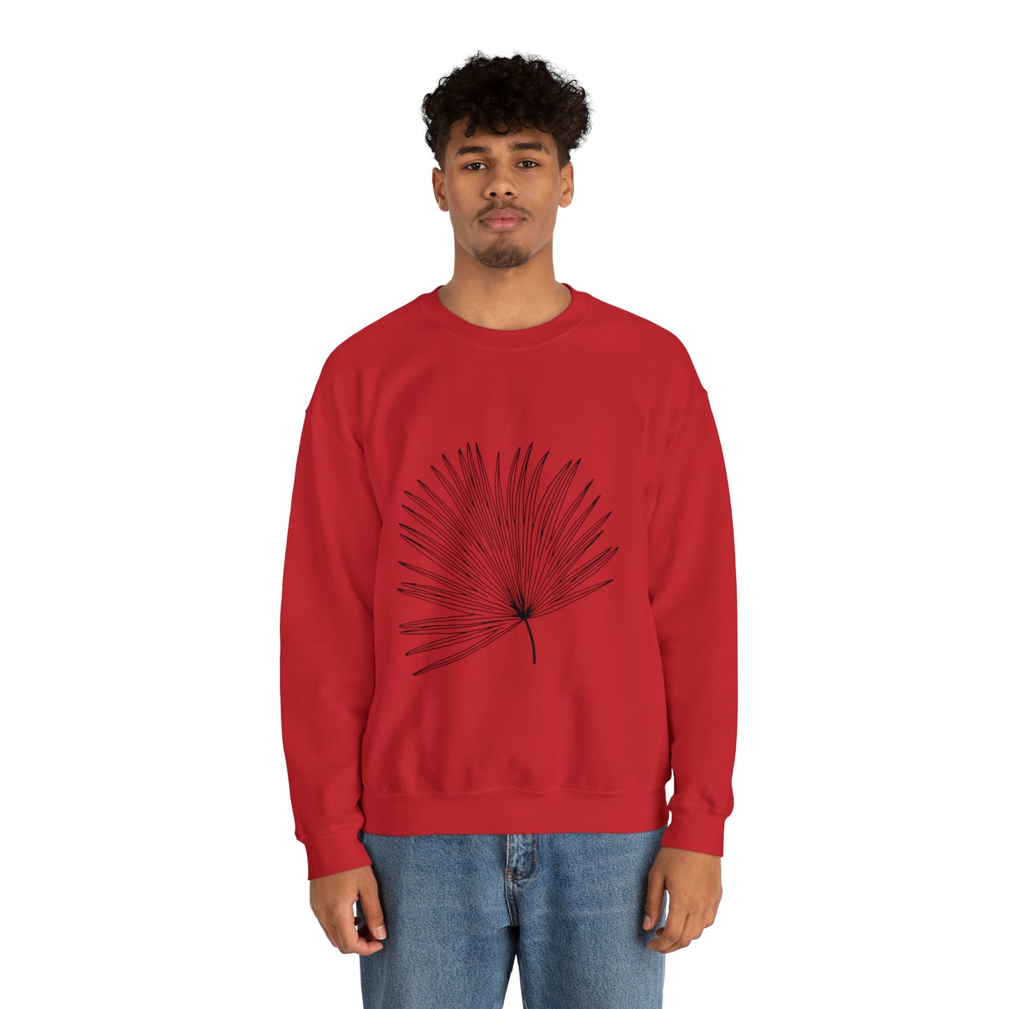 Palm Leaf Unisex Crewneck Sweatshirt