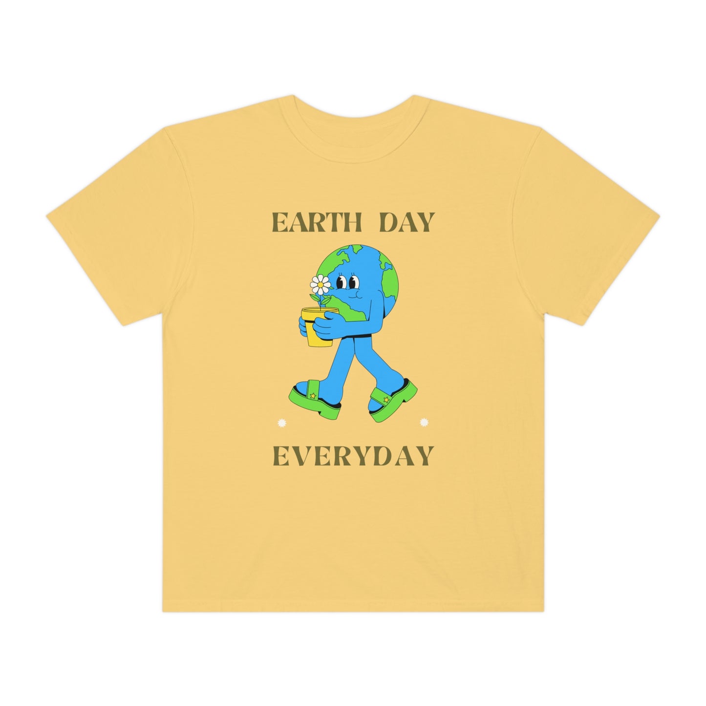 Earth Day Everyday Unisex Garment-Dyed T-shirt