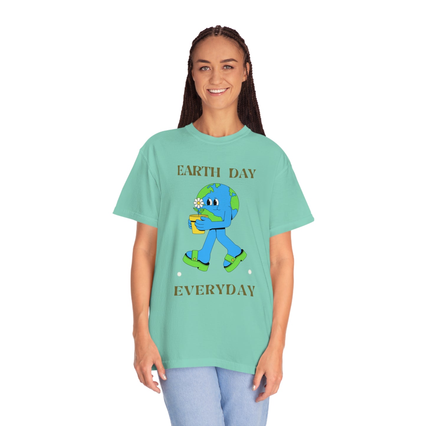 Earth Day Everyday Unisex Garment-Dyed T-shirt